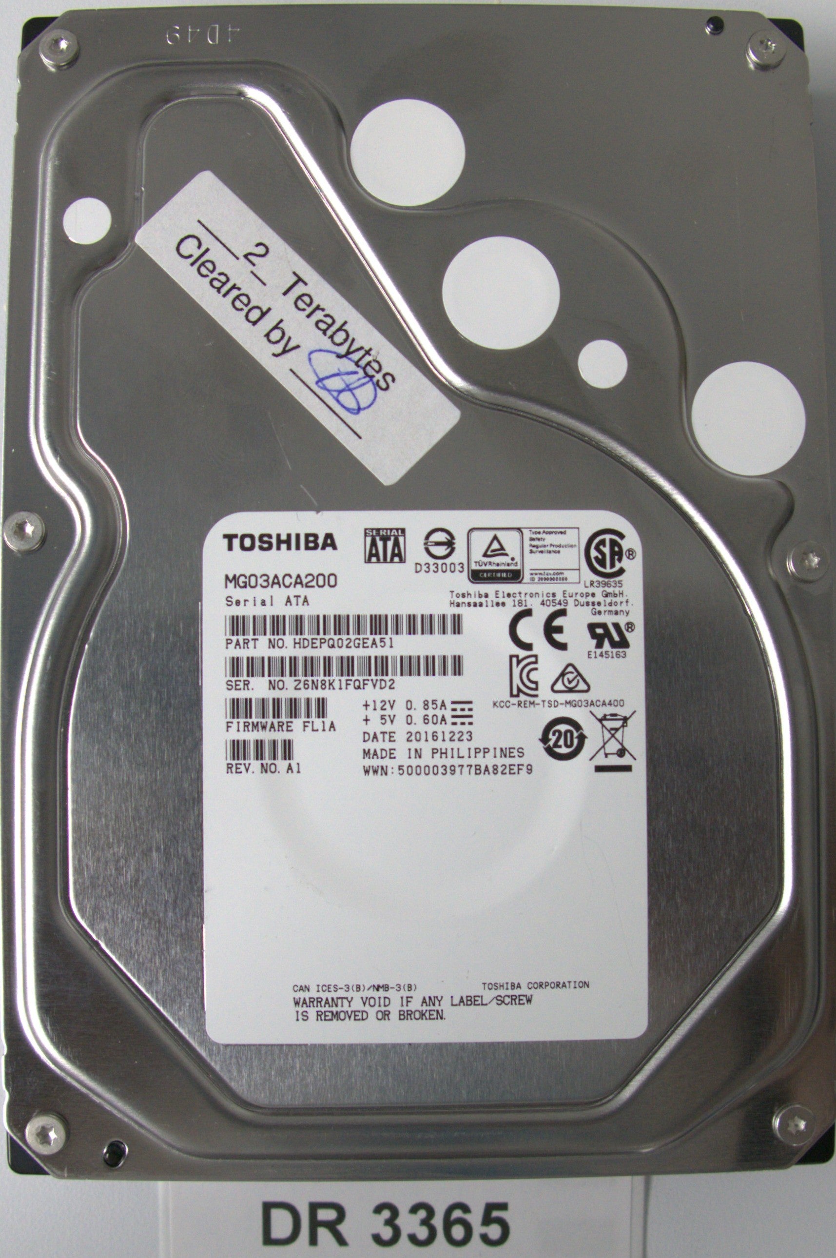 MG03ACA200, 2TB 3.5 , G003220A