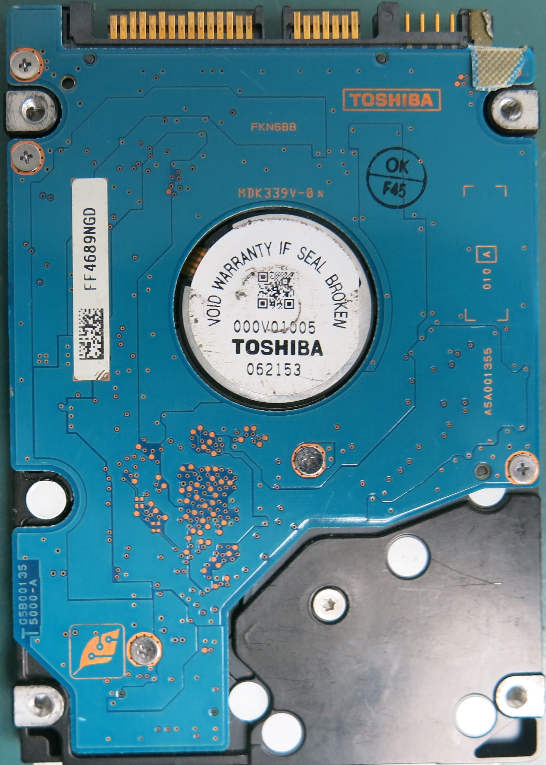 MK1032GSX, 100GB 2.5, G5B001355000-A