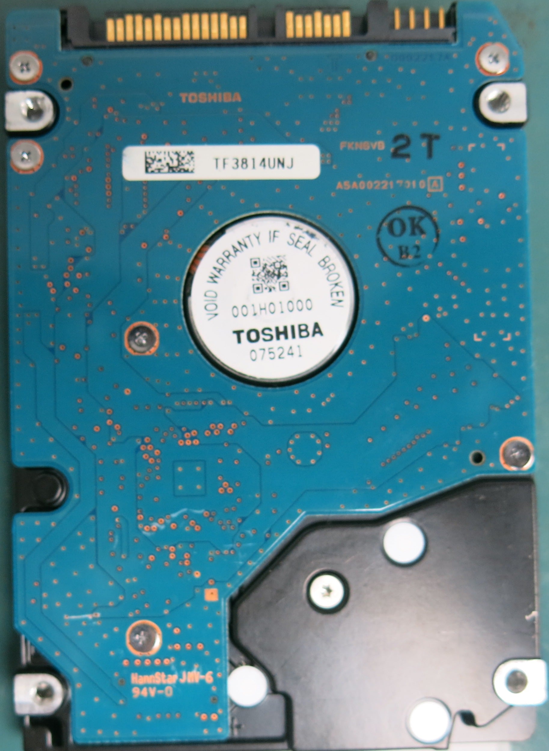 MK1646GSX, 160GB 2.5, PCB: G002217A, S/N:18CJTB29T BM1 EC.A,
