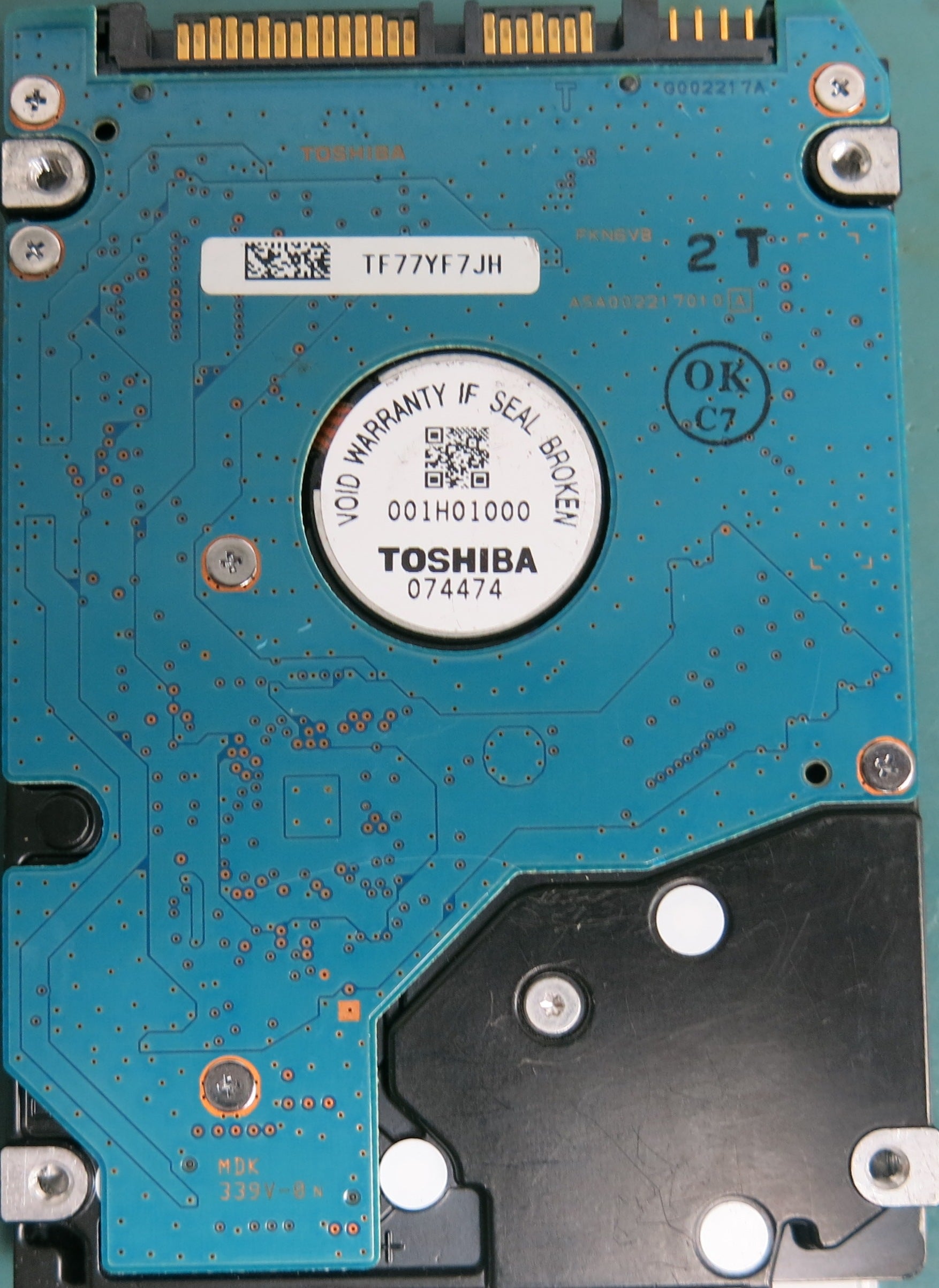 MK1646GSX, 160GB 2.5, G002217A