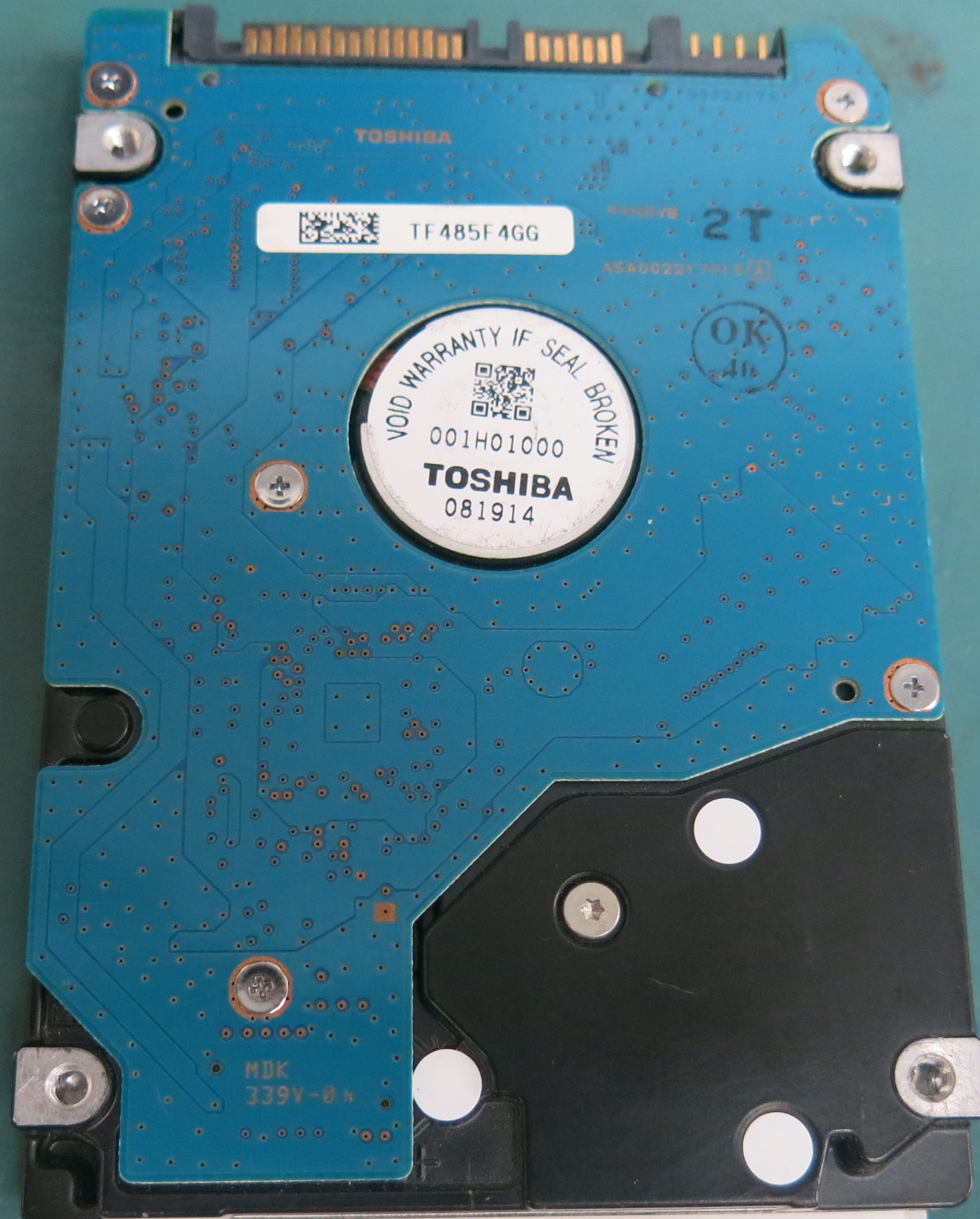 MK1646GSX,  160GB, 2.5,  PCB: G002217A,  S/N: 58MQC7ZQT BV5 EC.A,