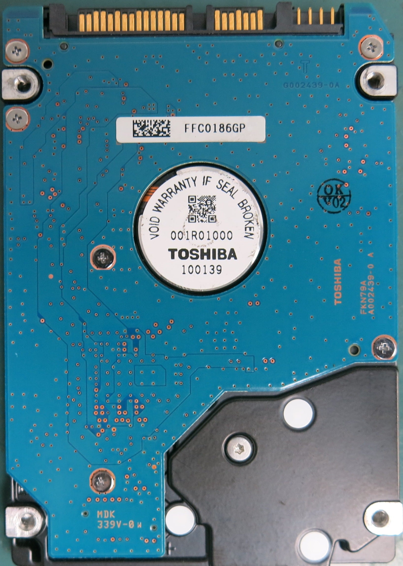 MK1655GSX, 120GB 2.5, G002439-0A