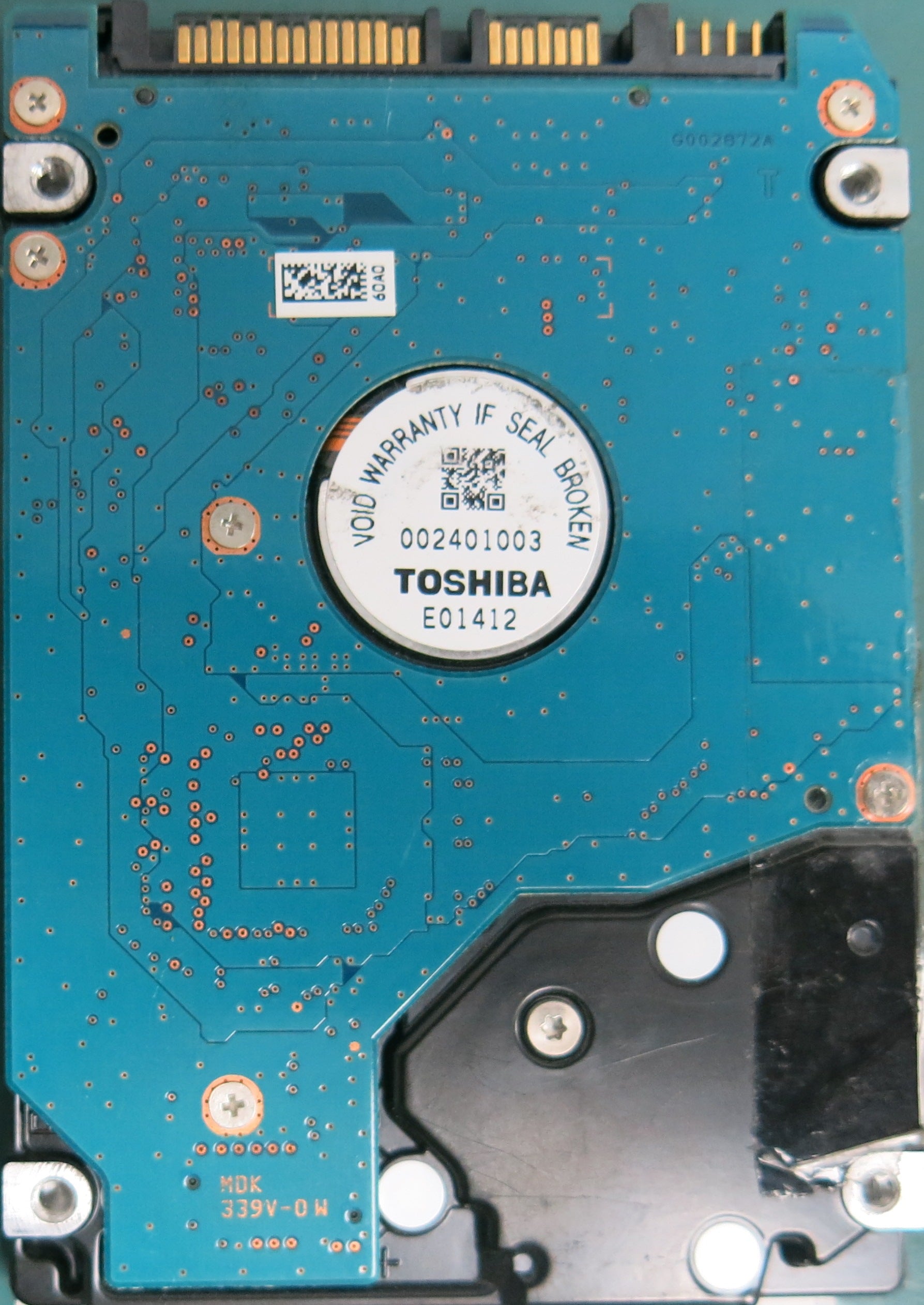 MK1661GSYFN, 160GB 2.5, G002672A
