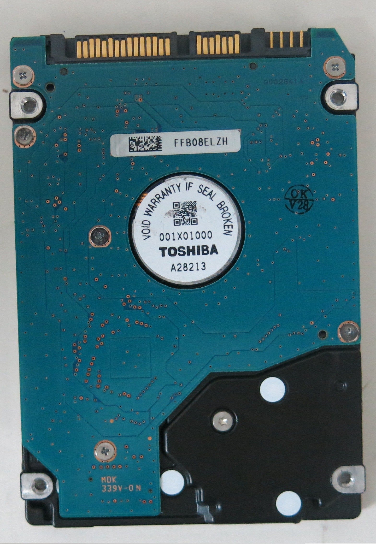 MK1665GSX HDD2H85 H ZK01 S PCB: G002641A SERIAL NUMBER: 80TAFC9QSKV1 160GB