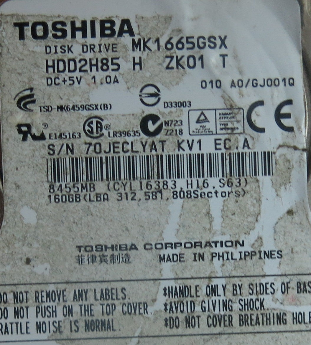 MK1665GSX HDD2H85 H ZK01 T GOO2641A PCB