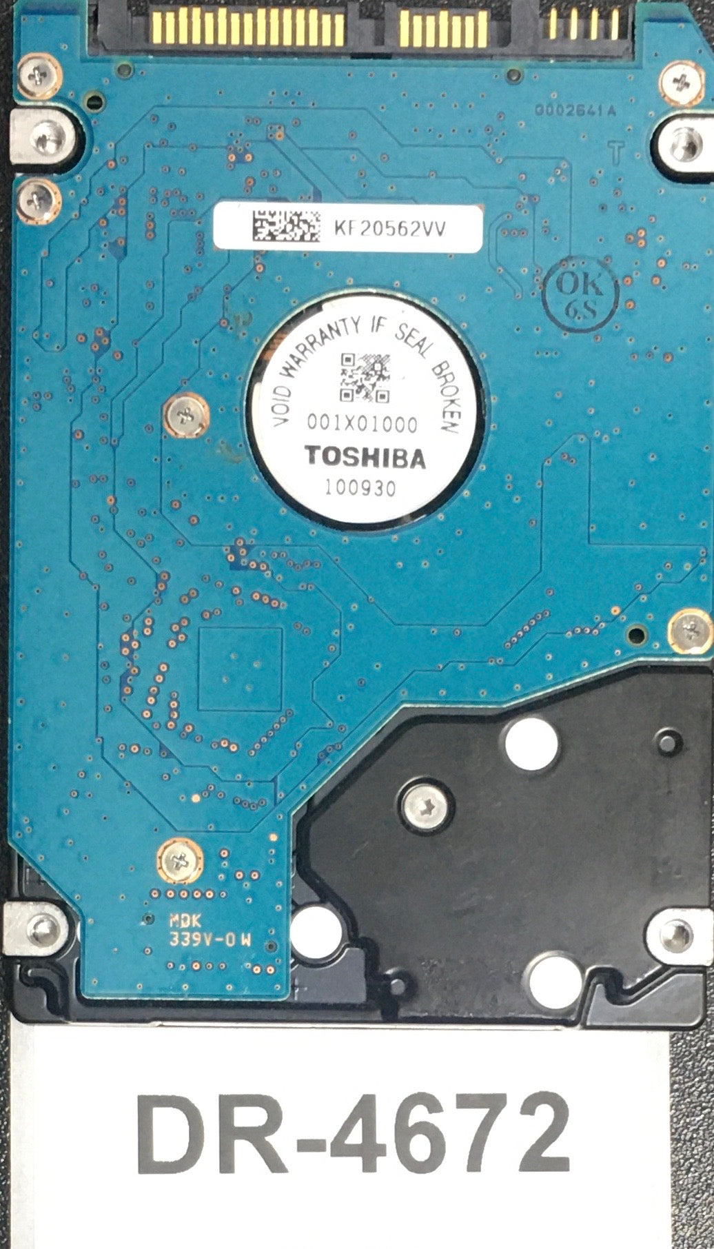 MK2565GSX,  Serial: 50C0T11UT KK9 EC.A,  250GB 2.5,  PCB : G002641A,