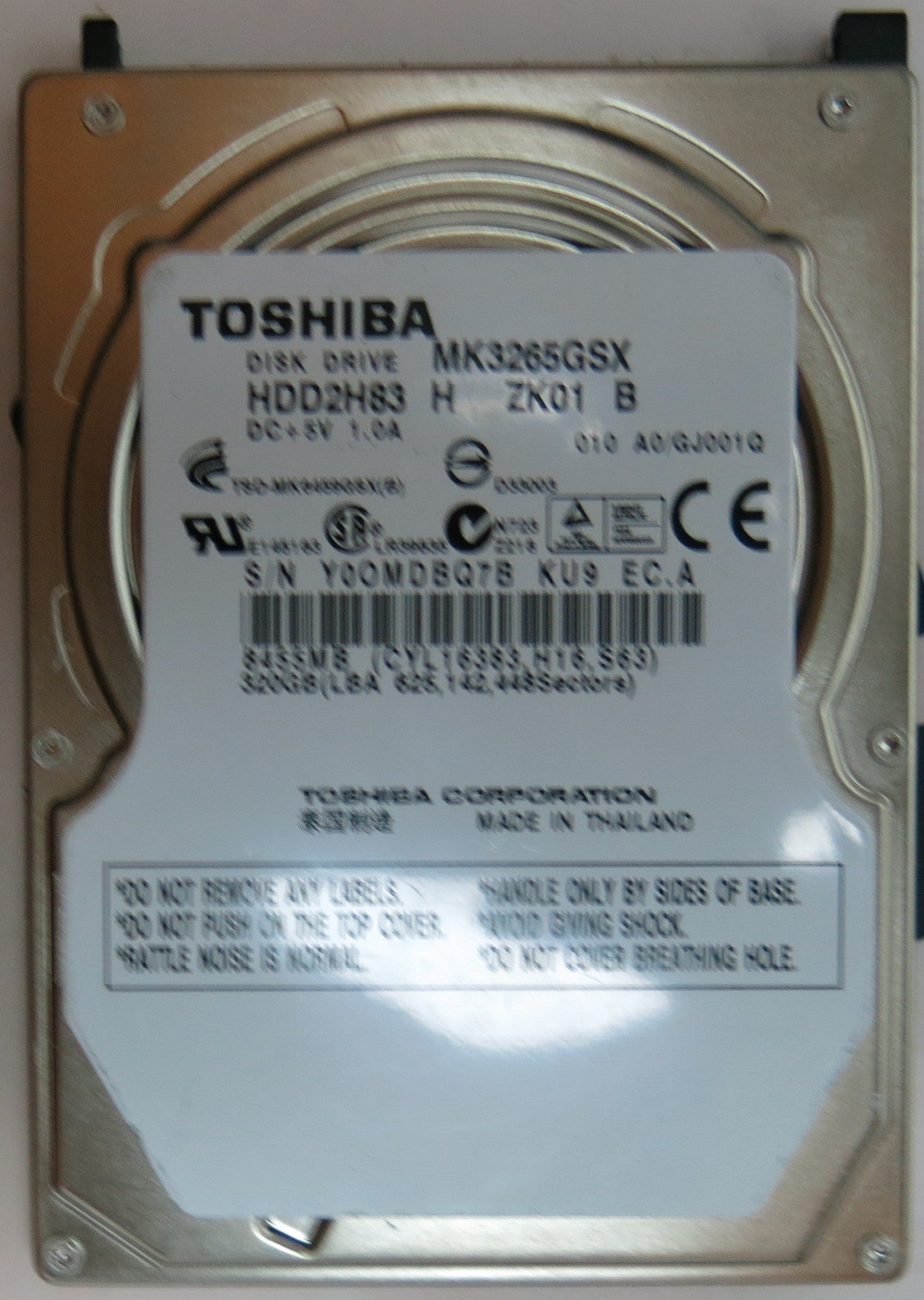 MK3256GSX HDD2H83 H ZK01 B G002641A PCB