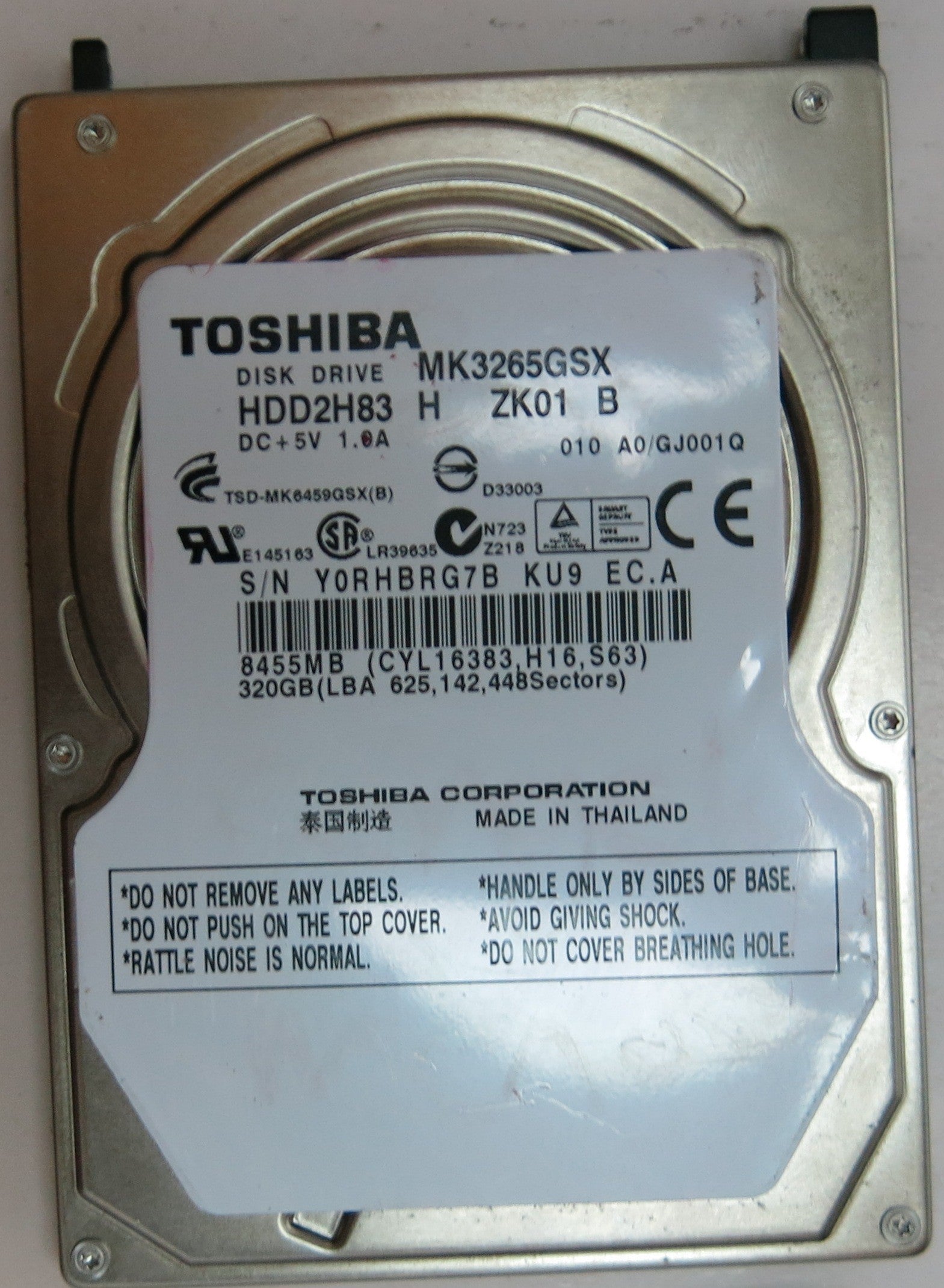 MK3265GSX HDD2H83 H ZK01 B  G002641A PCB