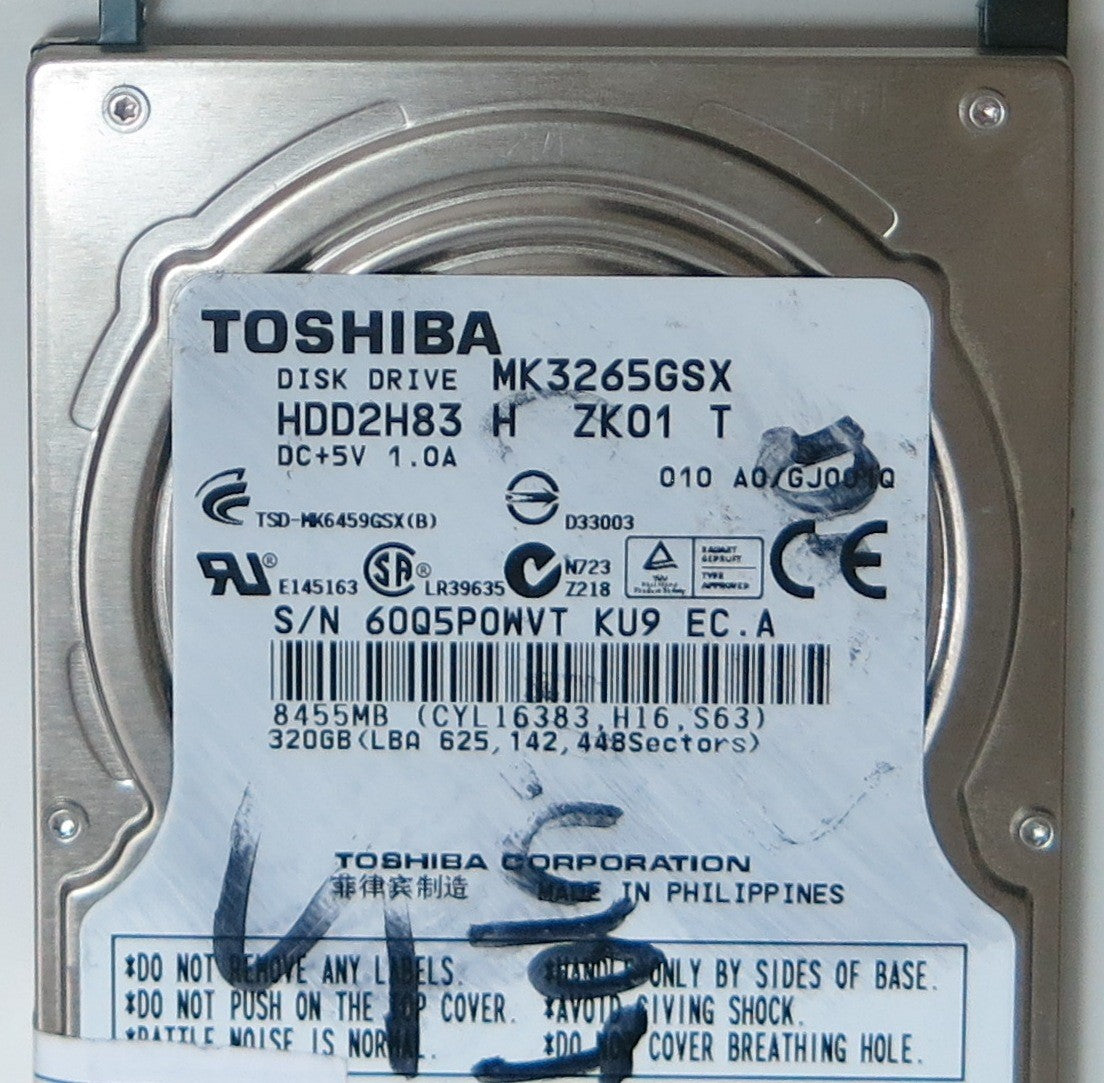 MK3265GSX HDD2H83 H ZK01 T, G002641A PCB