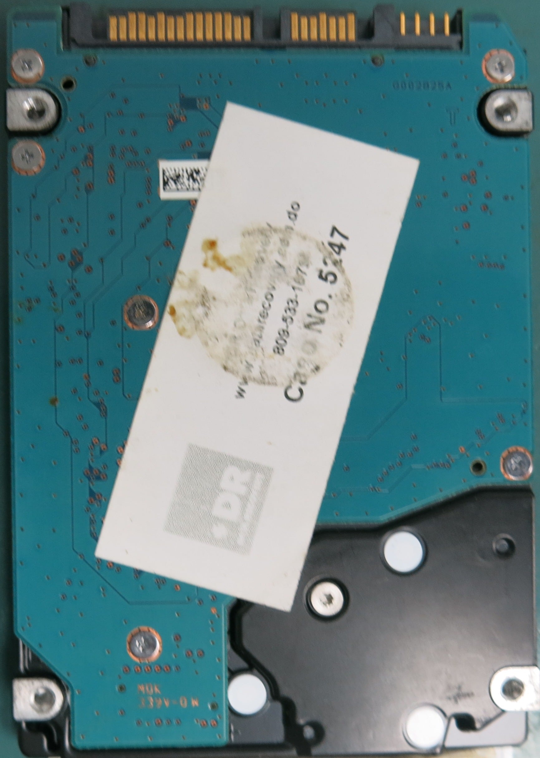 MK3275GSX, 320GB 2.5, PCB: , S/N: 814GT6SIT Q19 EC.A,
