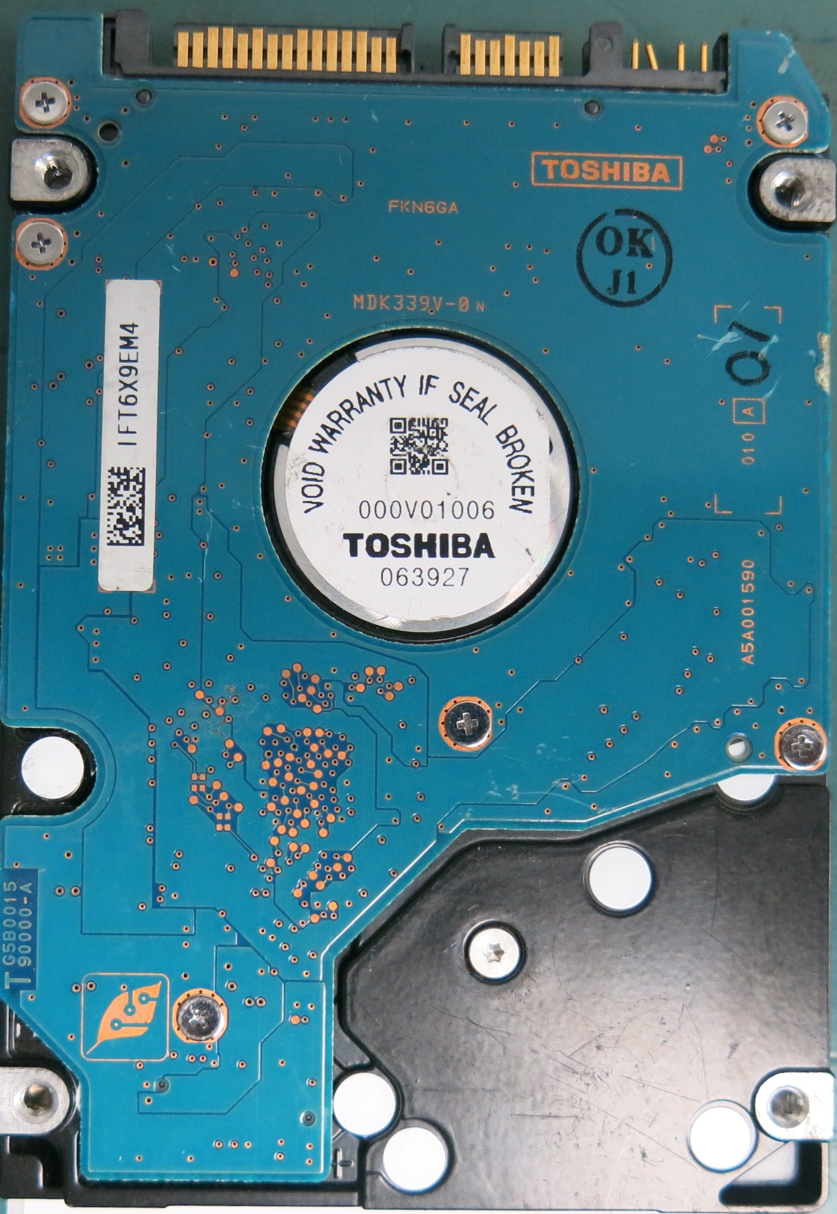 MK4034GSX, 40GB 2.5, PCB: TG5B001590000-A