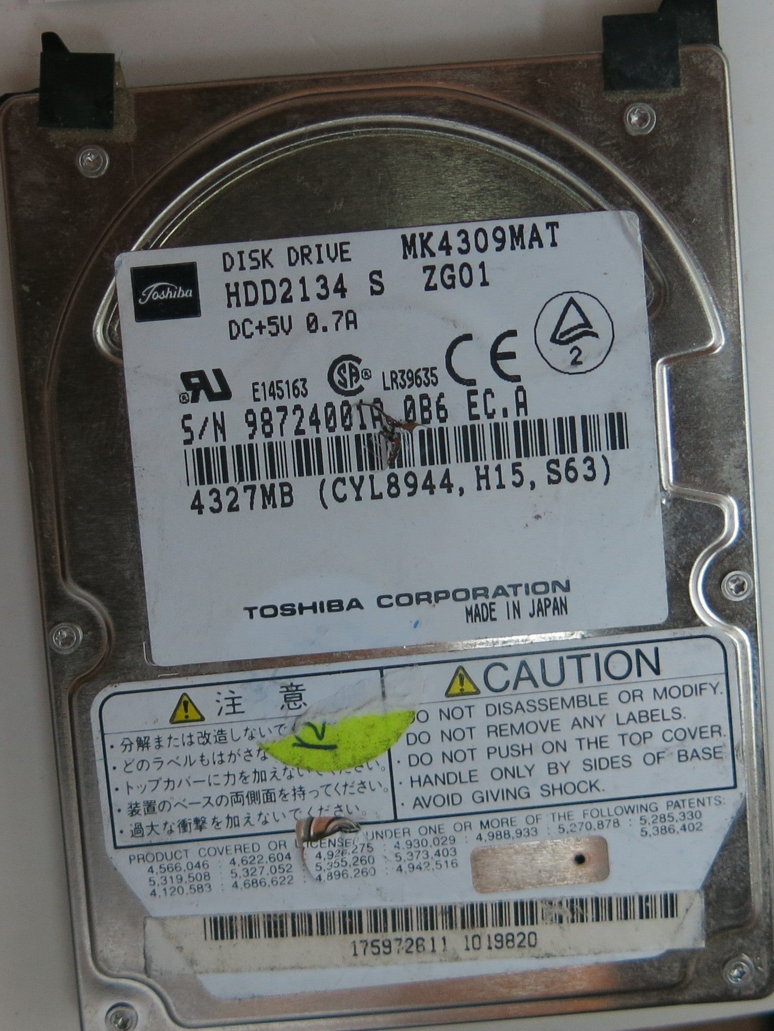 MK4309MAT HDD2134, B36018632018-A PCB