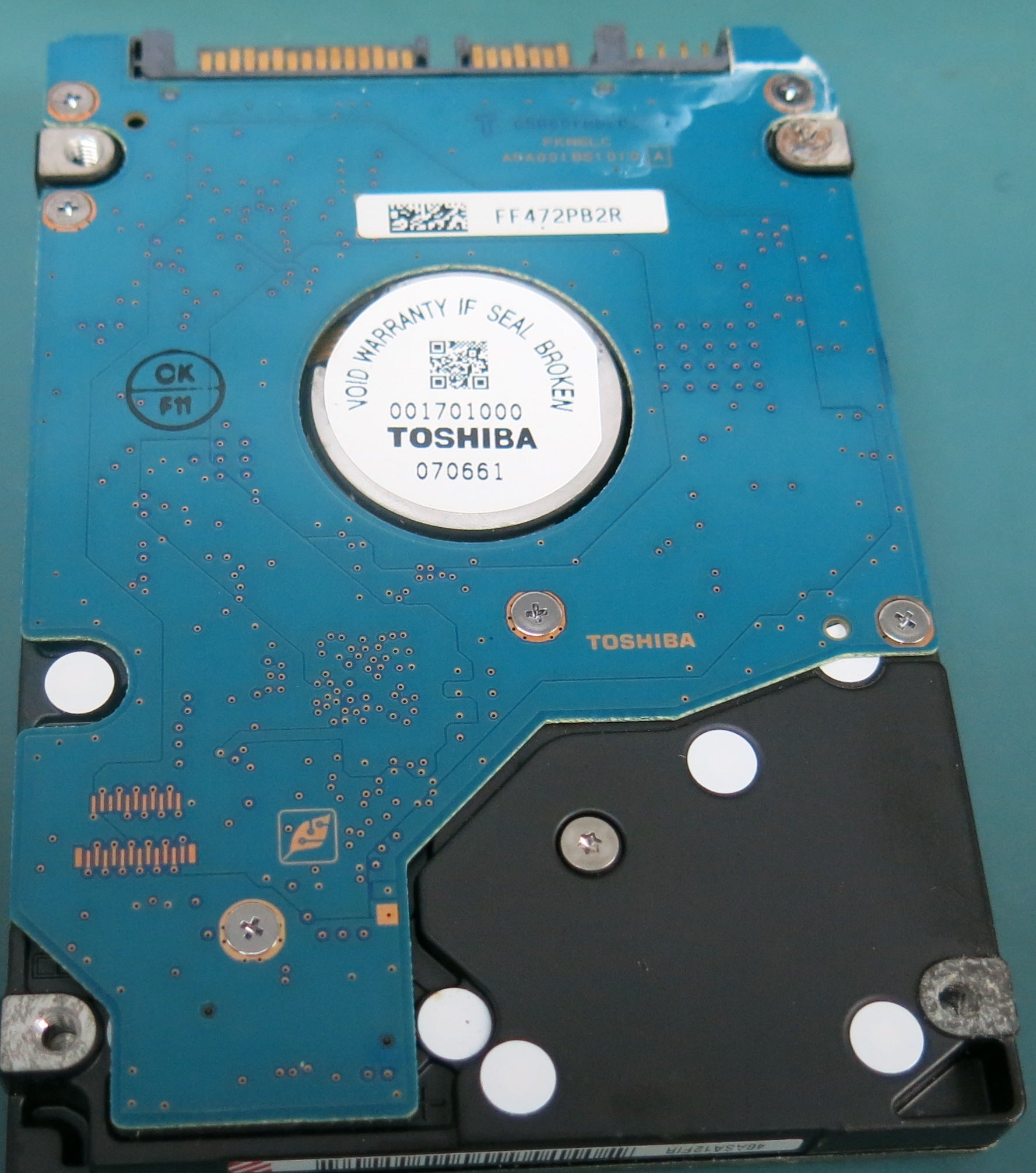 MK8037GSX, 80GB 2.5, S/N: 37MHF8NVS A31,