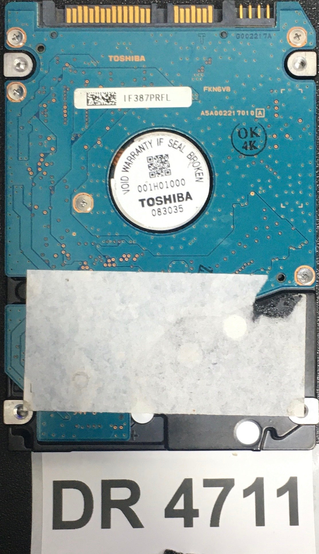 MK8052GSX,  Serial: 882NTENBT DC1 EC.A,  80GB 2.5,  PCB: G002217A,