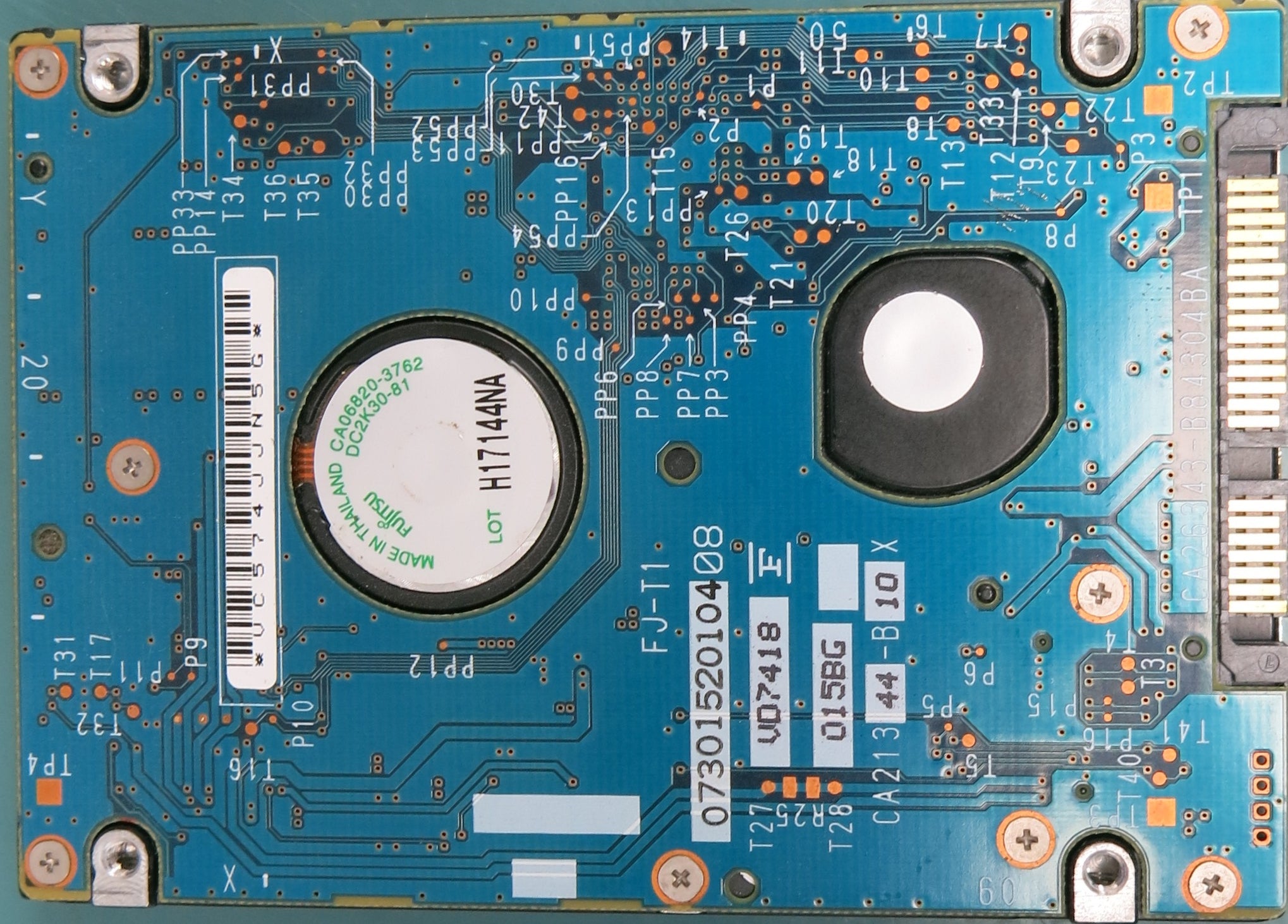 MNW2160BH   SERIAL NUMBER&nbsp;  160GB 2.5  PCB&nbsp; CA26343-B84304BA