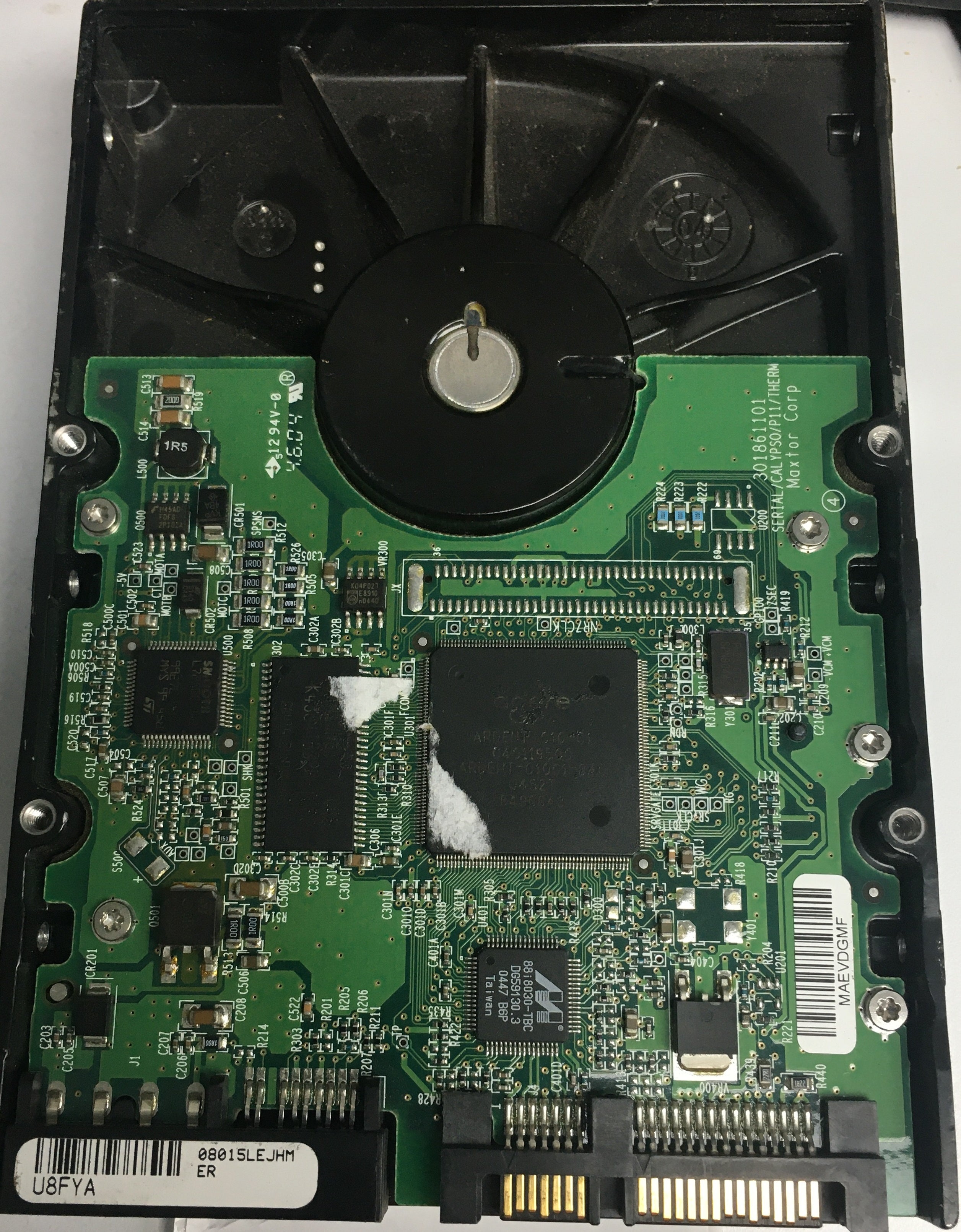 Model: 6Y080M0STD, Serial Number: Y224JC3C, 80GB 3.5, PCB: 301861101