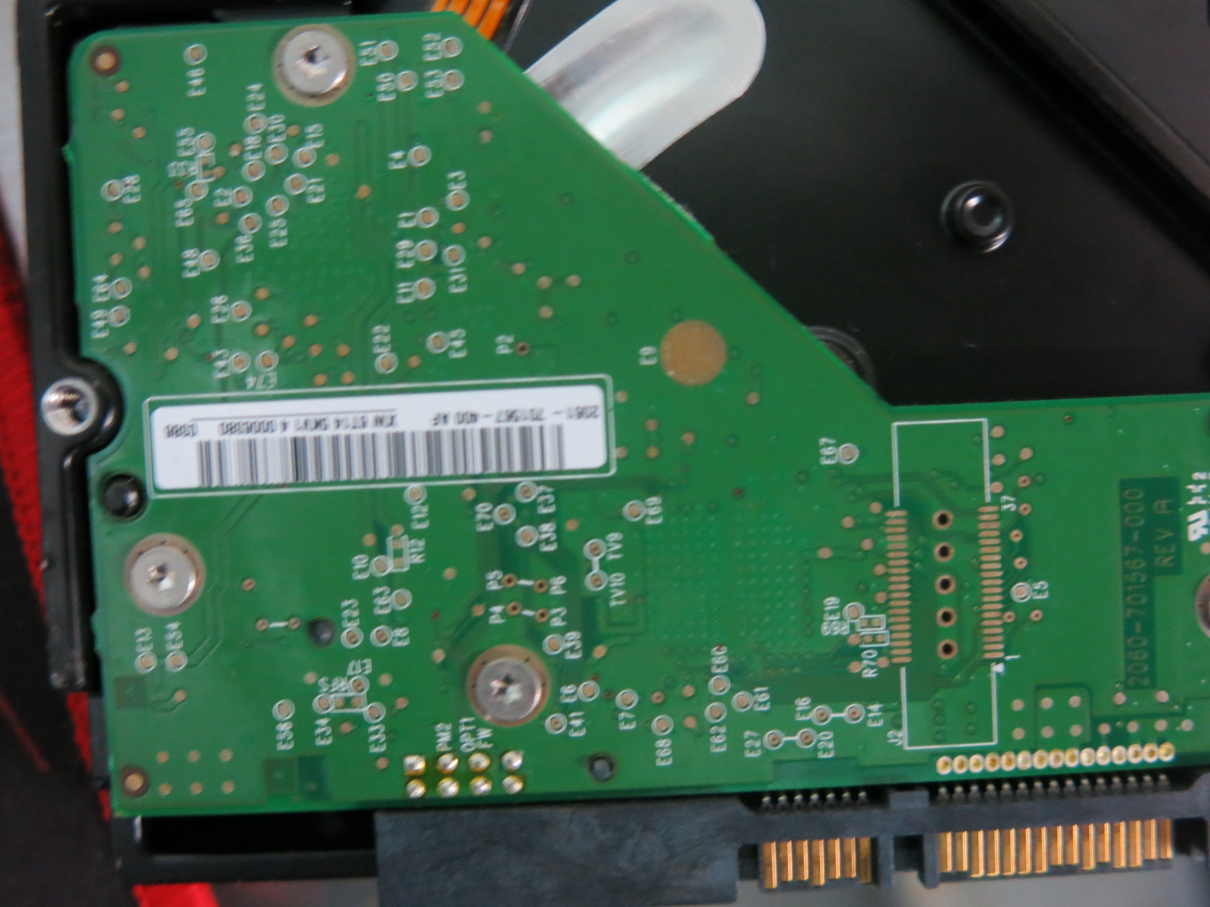 WD1002FBYS PCB : 2060-701567-000 SERIAL NUMBER : WMATV6971496