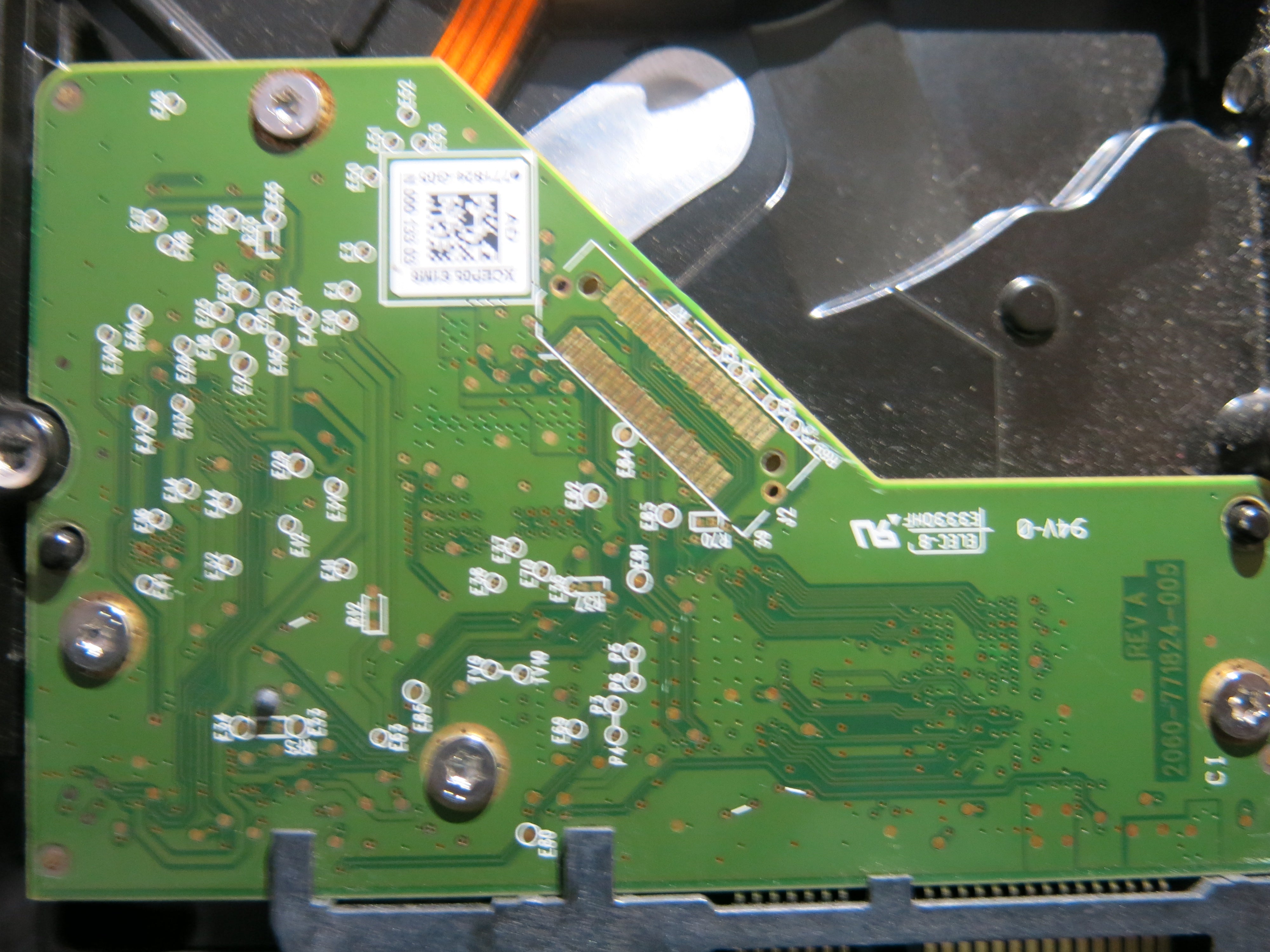 MODEL : WD10EURX'63FH1Y0 PCB : 2060-771824-005 SERIAL NUMBER : WCC1U1423535 1.TB