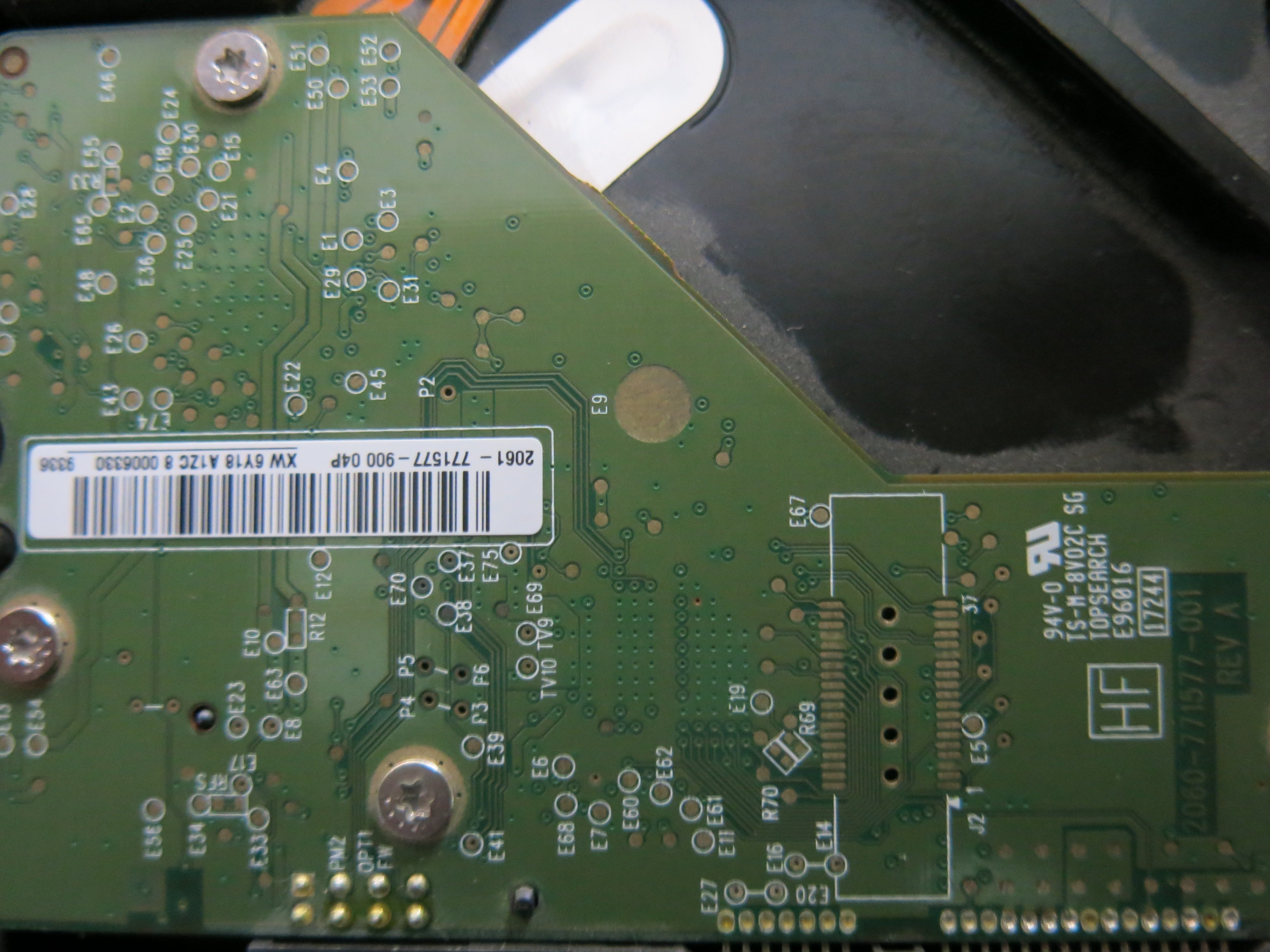WD6400AAKS'41H2B0,  Serial:WMASY6650032,  640GB 3.5,  PCB:2060-771577-001- REV A