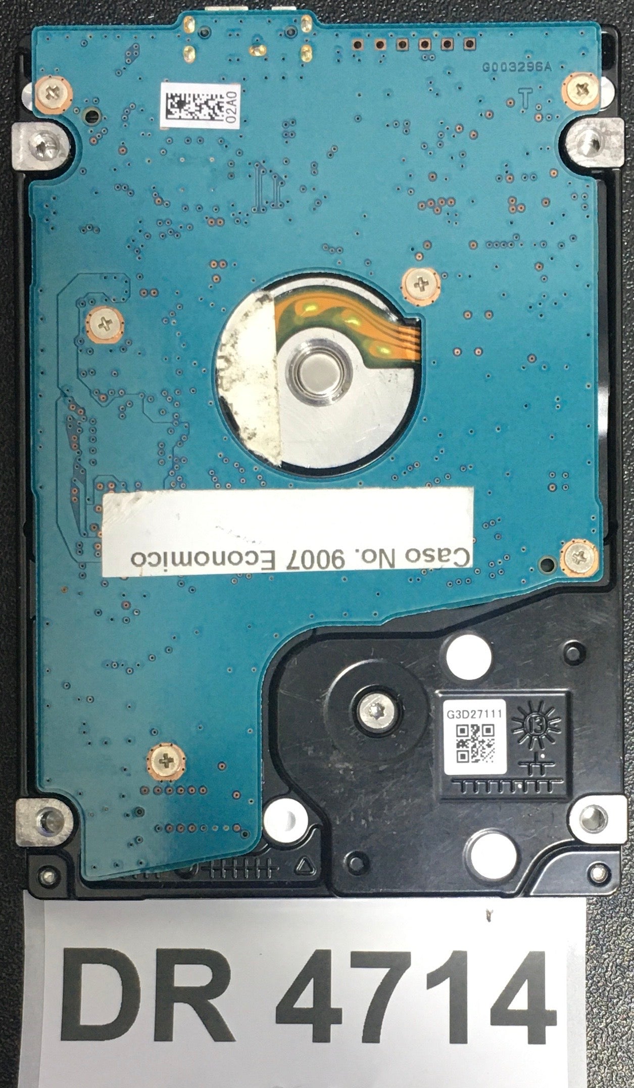 MQ01ABD075,  Serial: 73K9P7P9T S23 HDKBB97H0A01 T,  750GB 2.5,  PCB: G003296A,