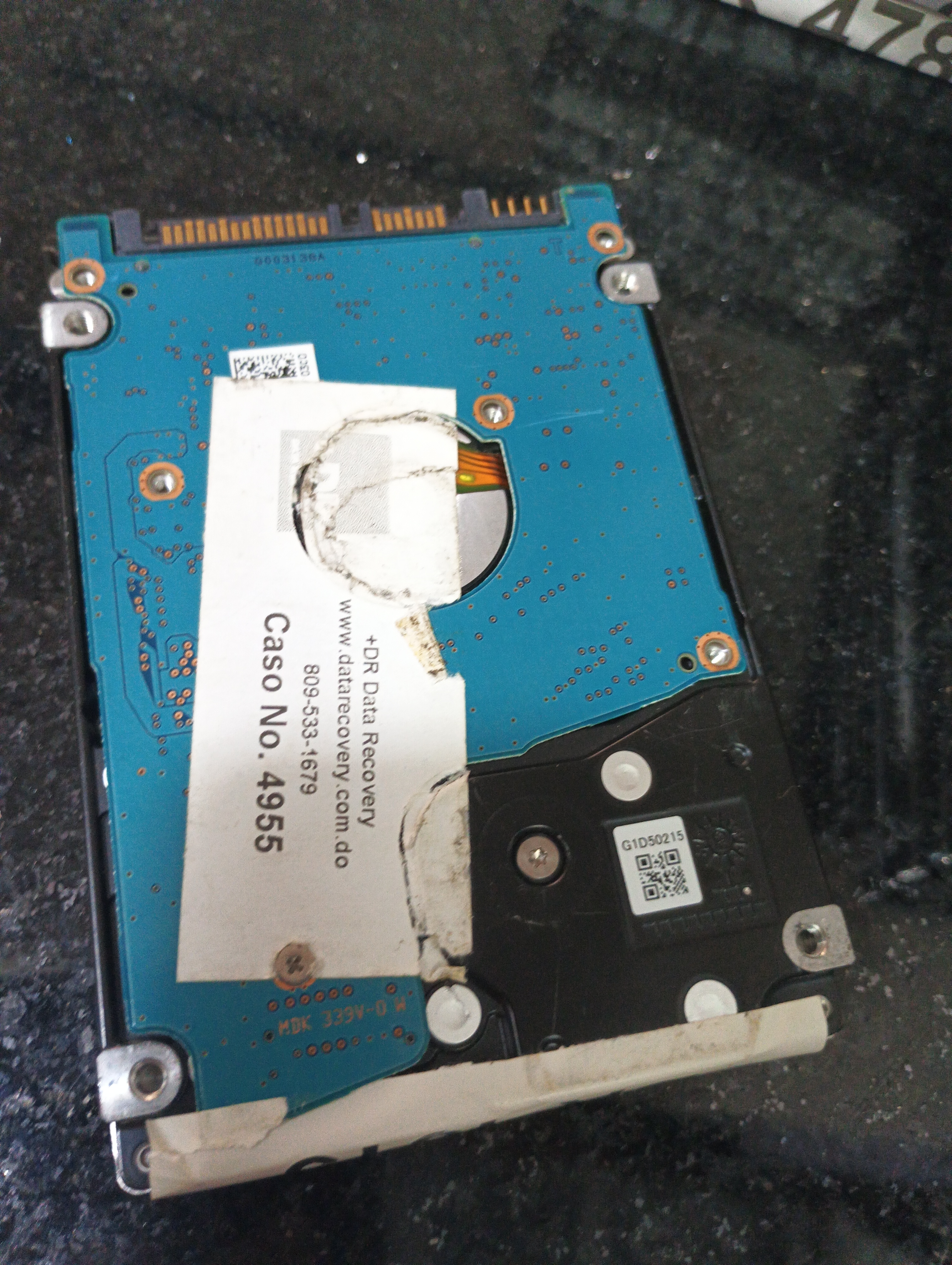 MQ01ABD075,  Serial: Z3R9CEECT YN7 HDKBB97T3A02 T,  750GB 2.5