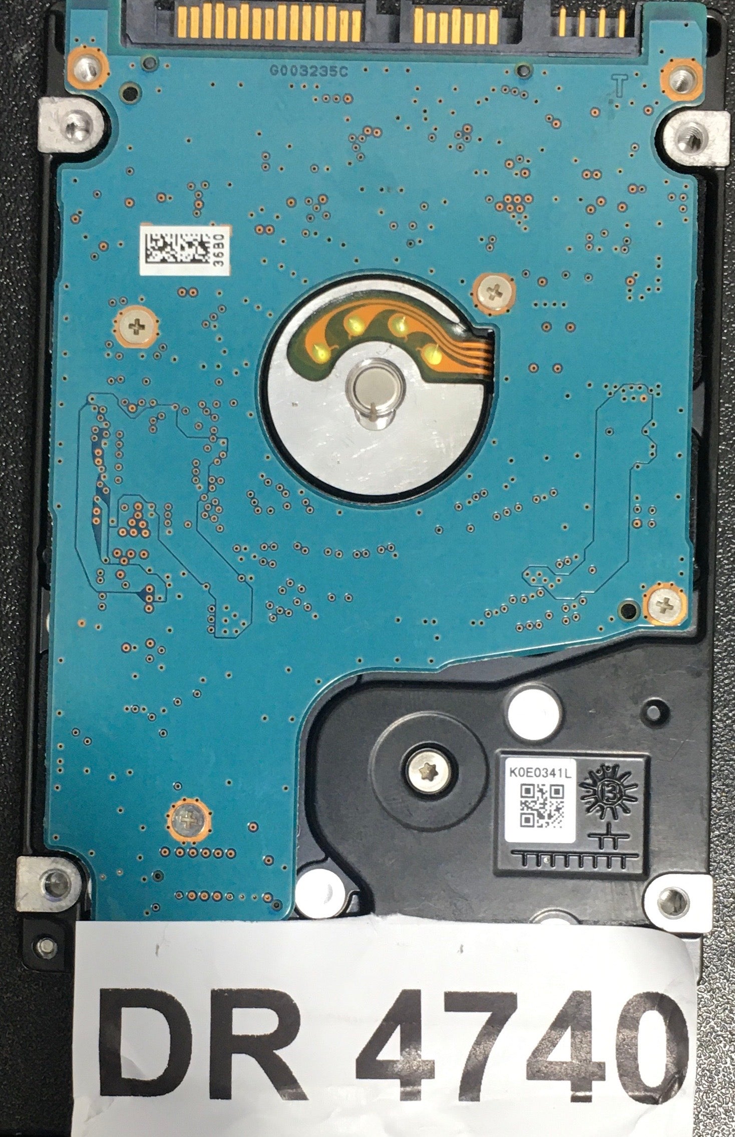 MQ01ACF032,  Serial: 14QOT0EXTZ12 HDKCC01D2A01 T,  320GB 2.5,  PCB : G003235C,