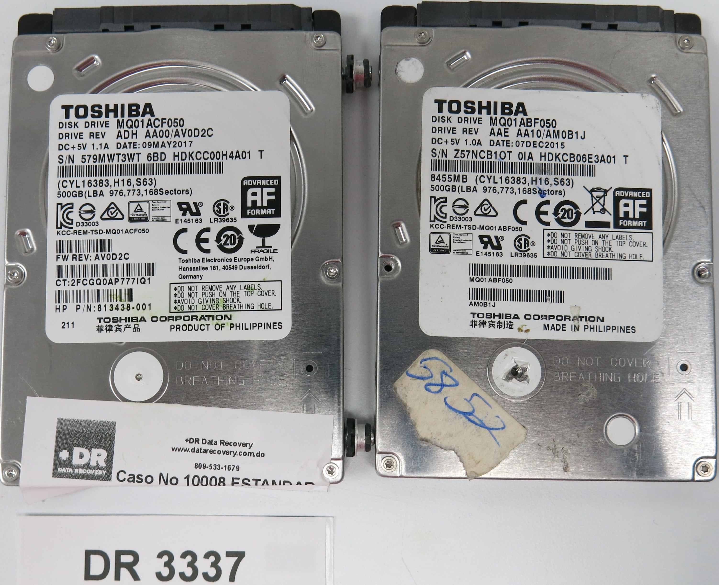 MQ01ACF050, 500GB 2.5, G003235C