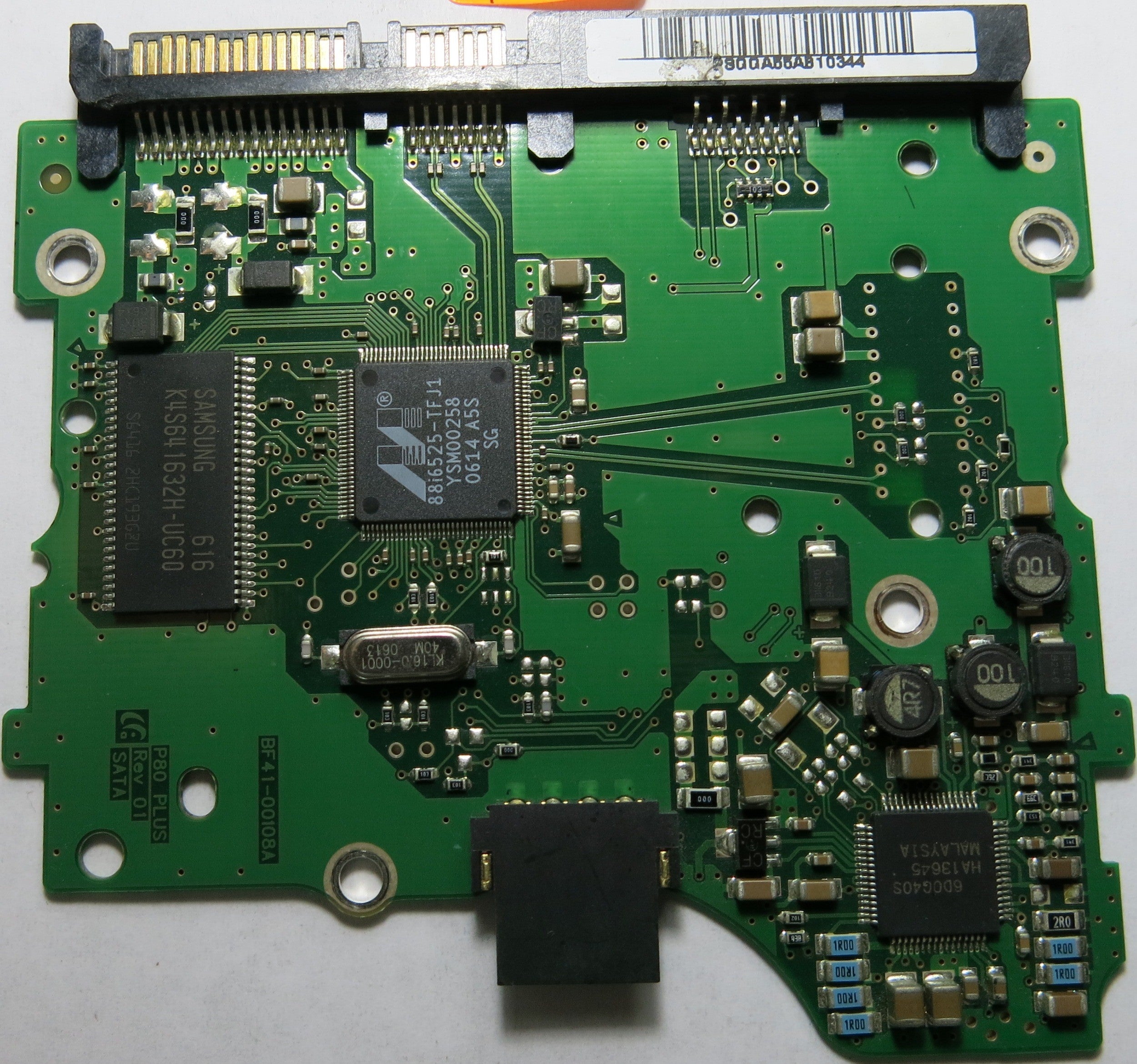 SAMSUNG HD080HJ/P FW ZH100-35 P/N 1372J1FL537260 BF41-00108A PCB