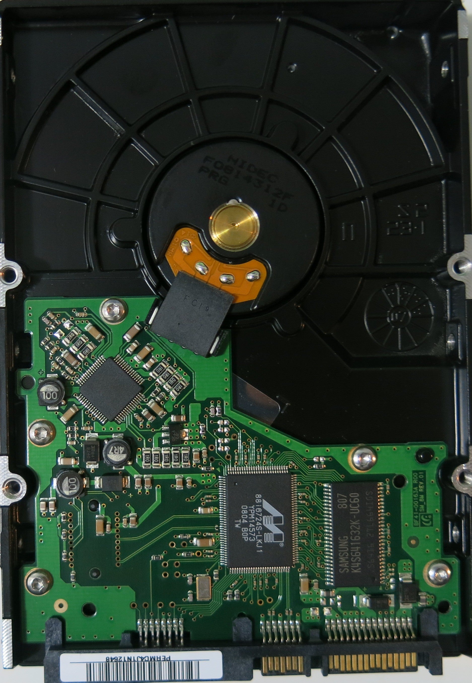 HD082GJ,  Serial:S0VPJ90Q413460,  80GB 3.5,  PCB:16222-044- REV A