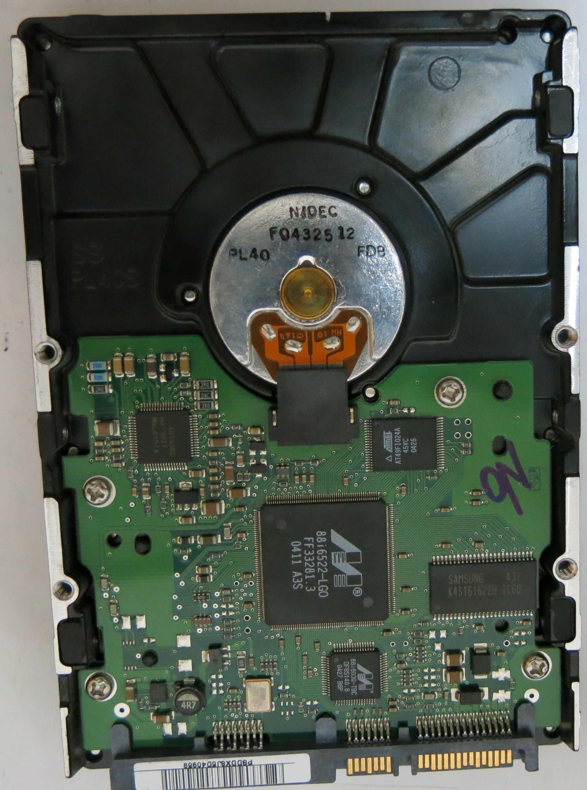 SP0411C PCB: BF41-00084A SERIAL NUMBER: S048J10X848450 FW 100-05 40GB