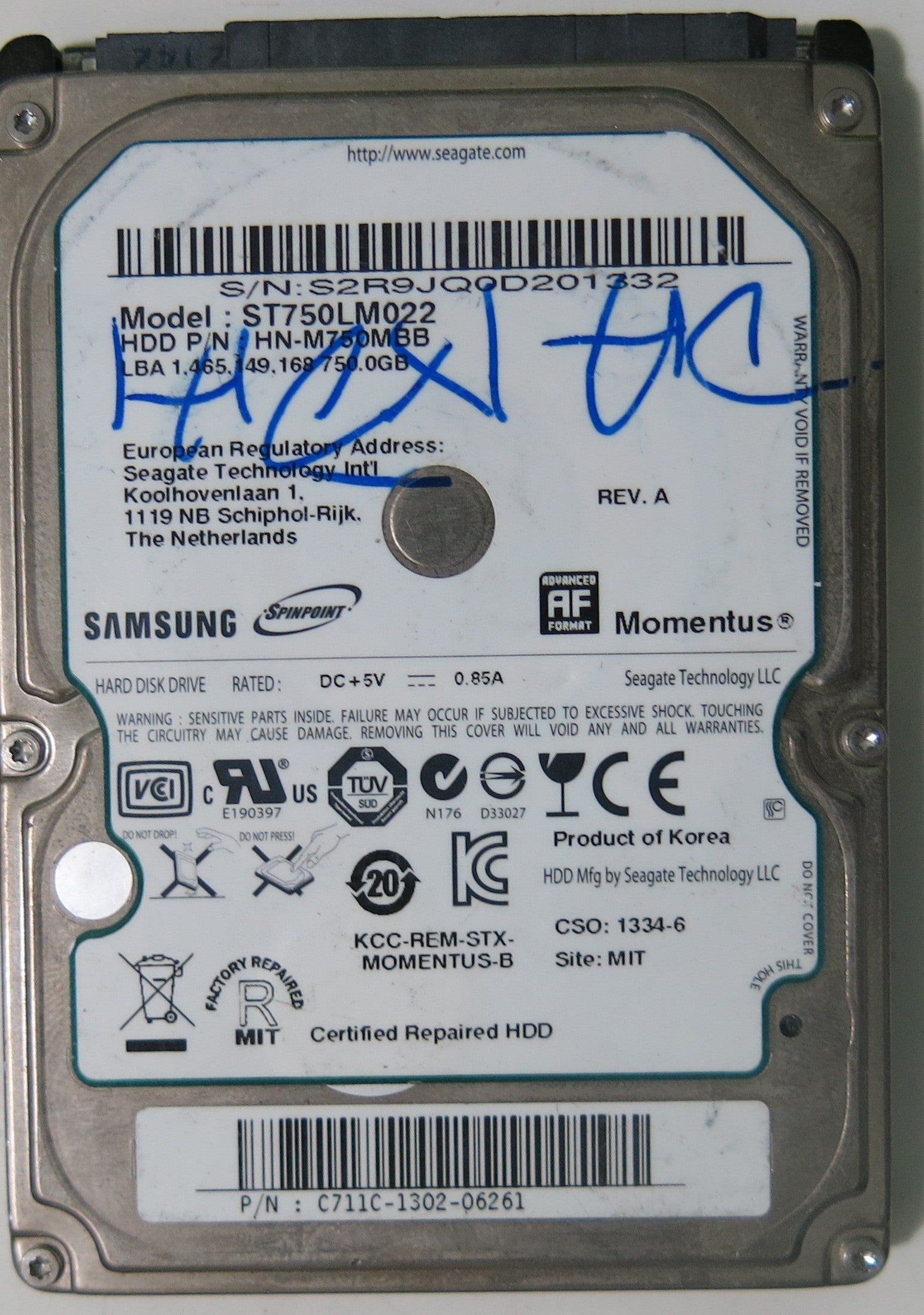 SAMSUNG ST750LM022 PCB BF41-00354A 00,  750.GB