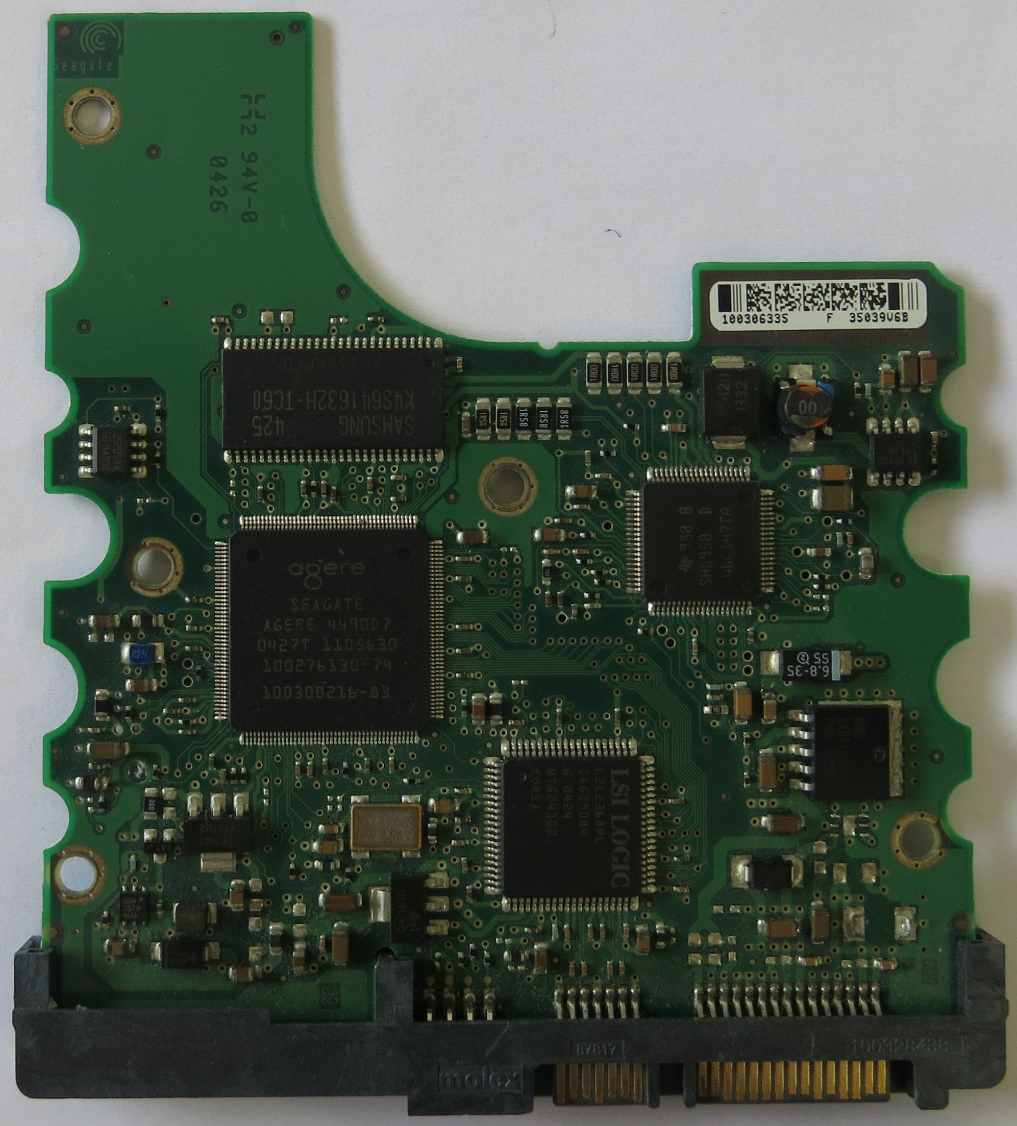 SEAGATE 100306336 REV A PCB