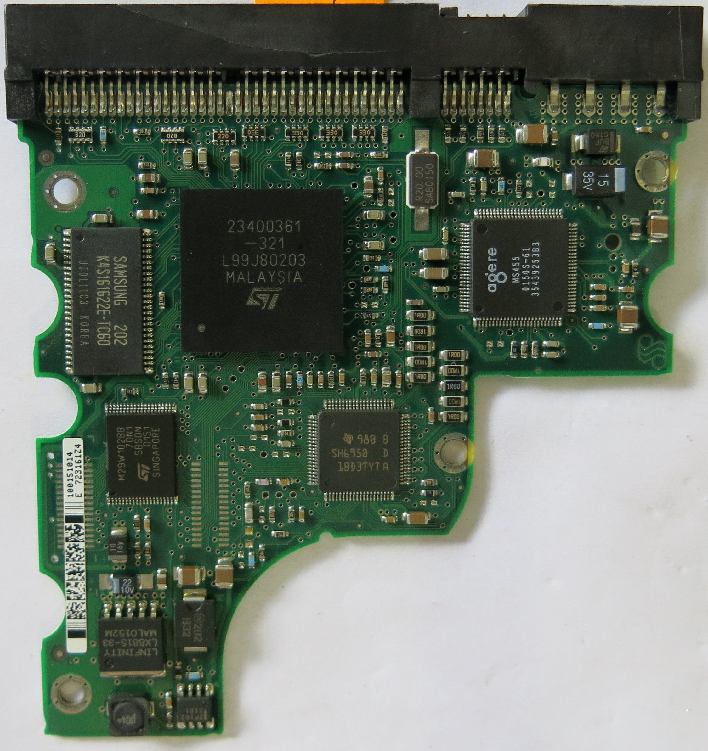 SEAGATE 3HS2J98M P/N 9T6002-076 PCB 100151017 REV A PCB