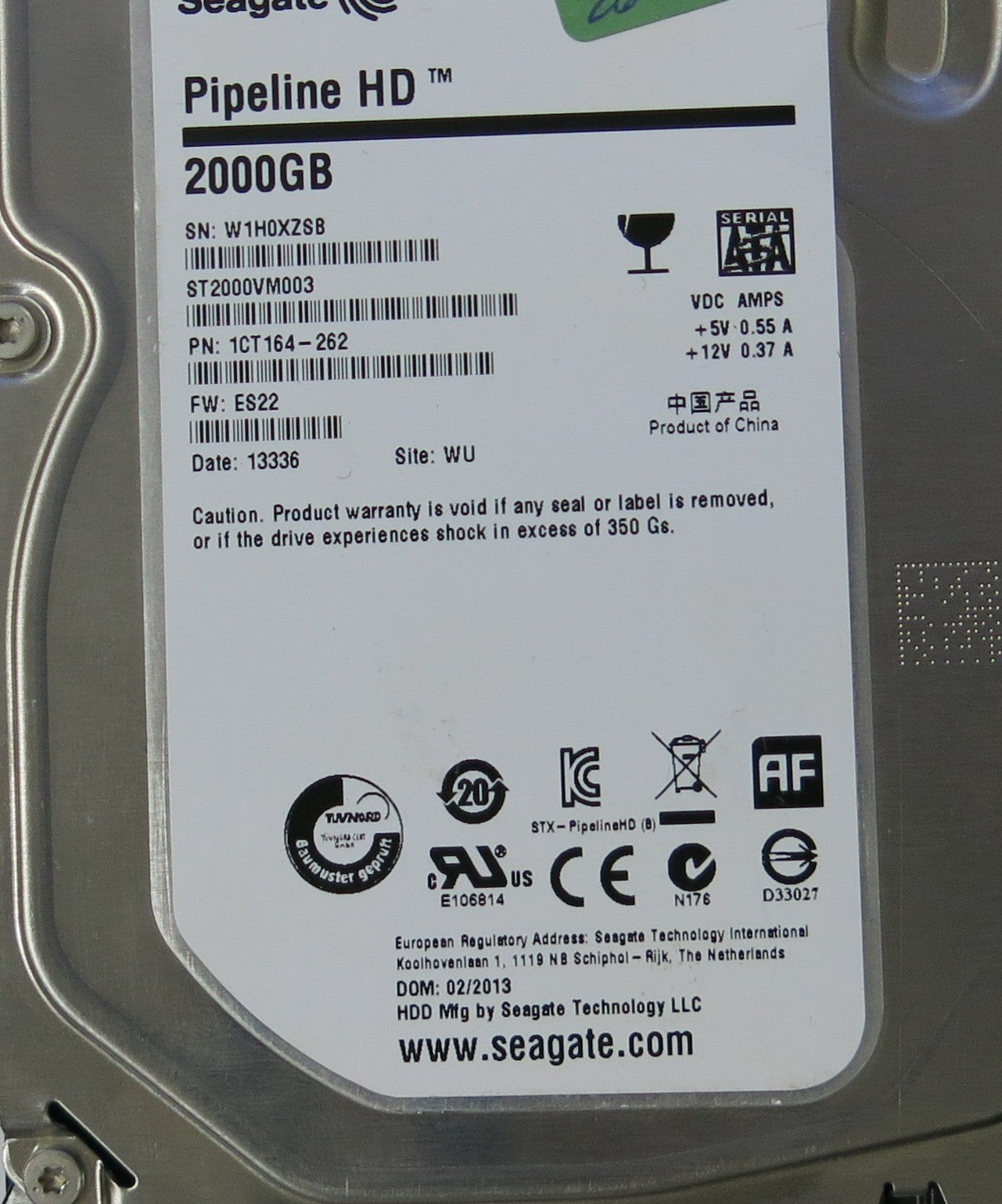 SEAGATE ST2000VM003, ES22 PCB