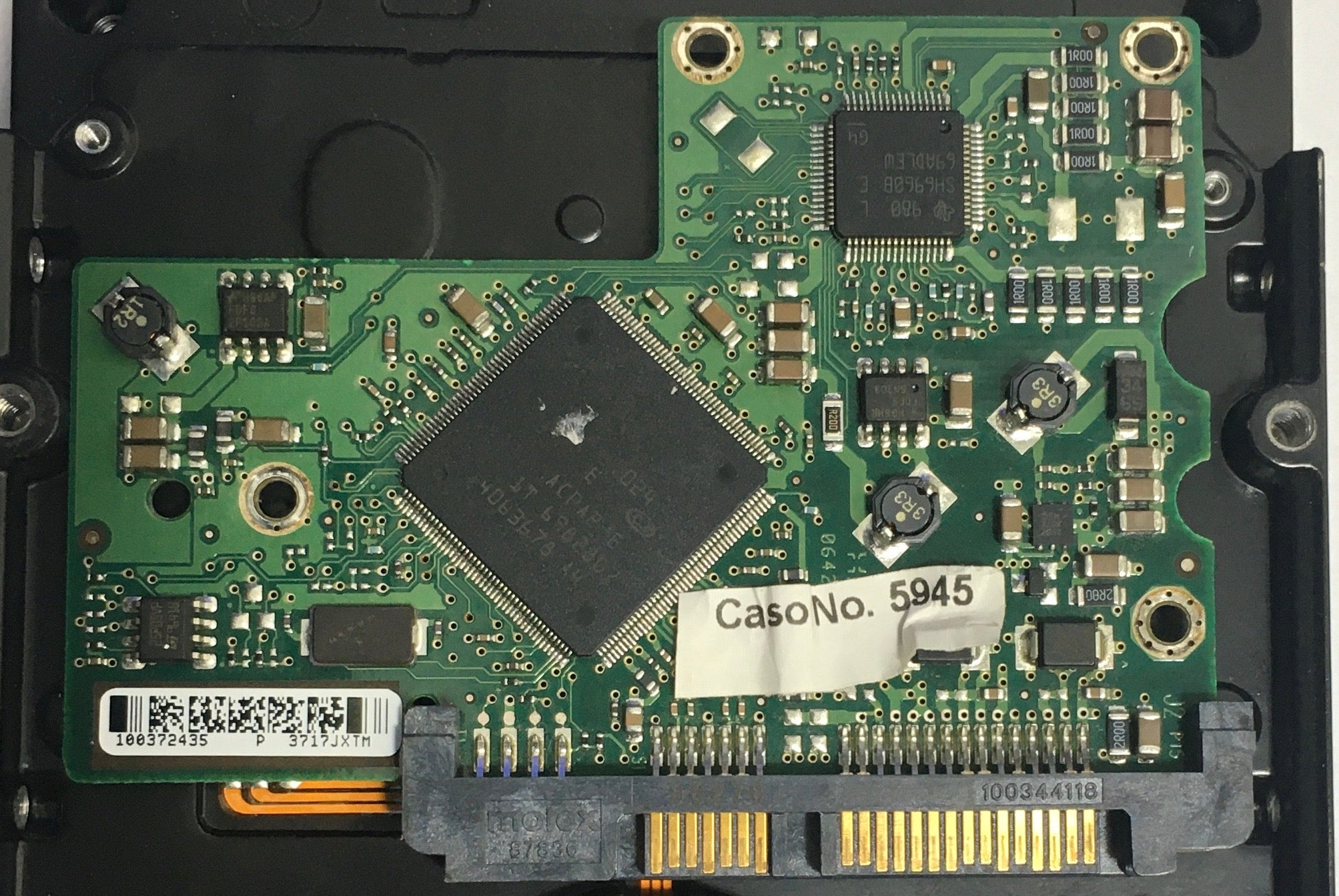 ST3160212SCE,  P/N:9BE112'160,  FW:3.ACF,  Serial:5LS76BEY,  160GB 3.5,  PCB:100355589- REV C