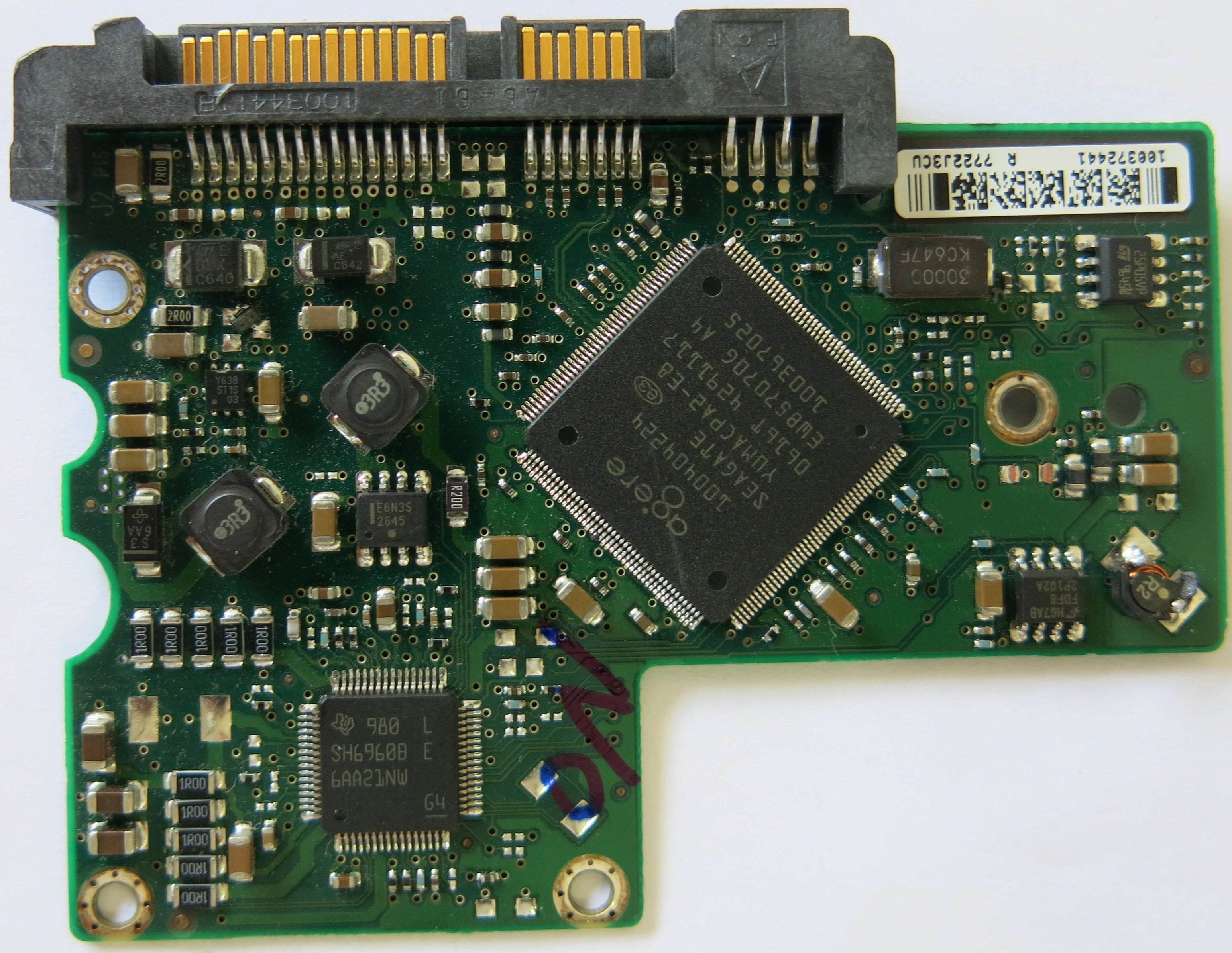 SEAGATE ST3160212SCE 100355589 REV C PCB