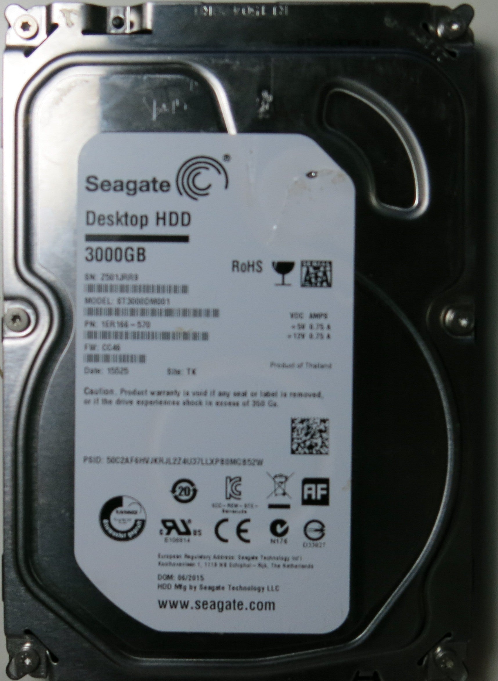 SEAGATE ST3160812AS, 3.ADJ PCB