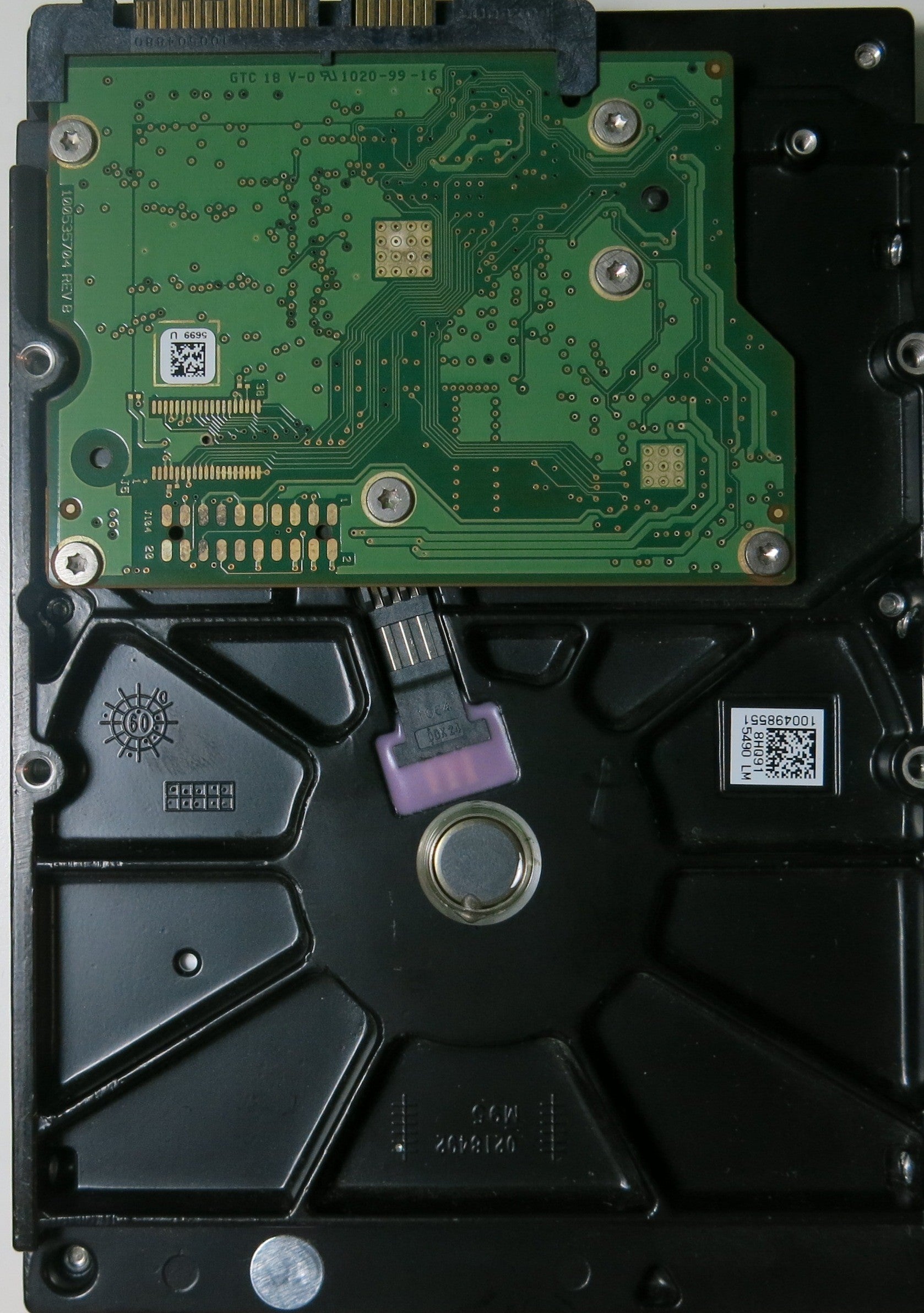 ST3250318AS PCB: 100535704 REV B SERIAL NUMBER: 9VY8DC3E FW:CC45 250.GB