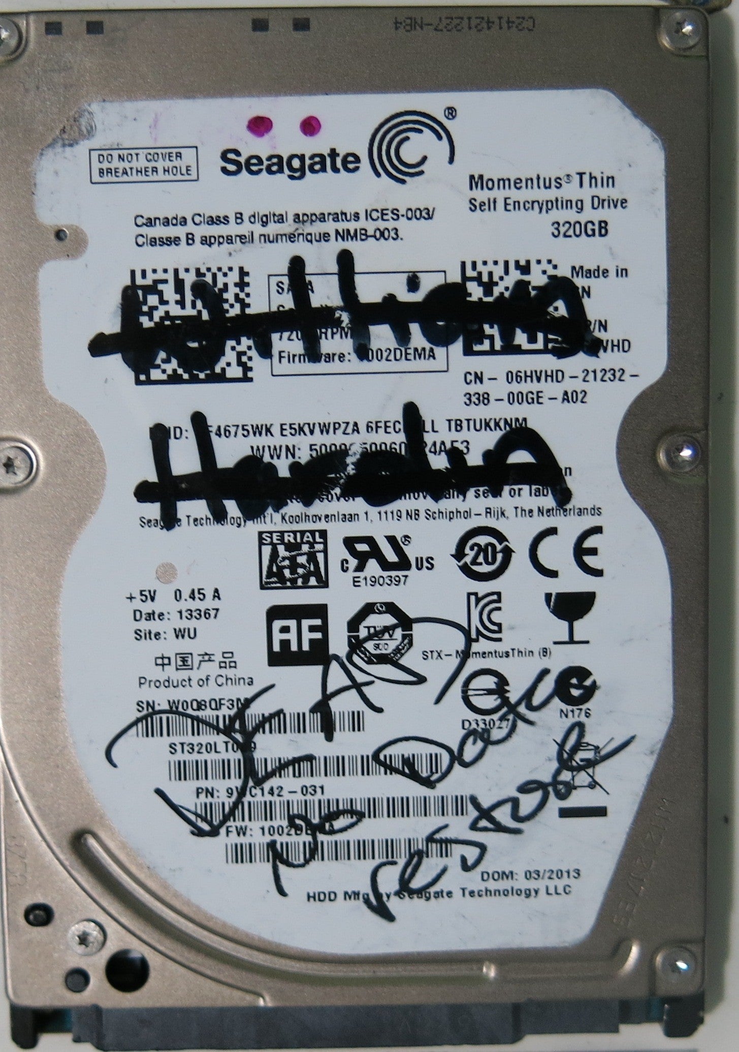 ST32LT009 PCB 100654403 REV B,  320.GB