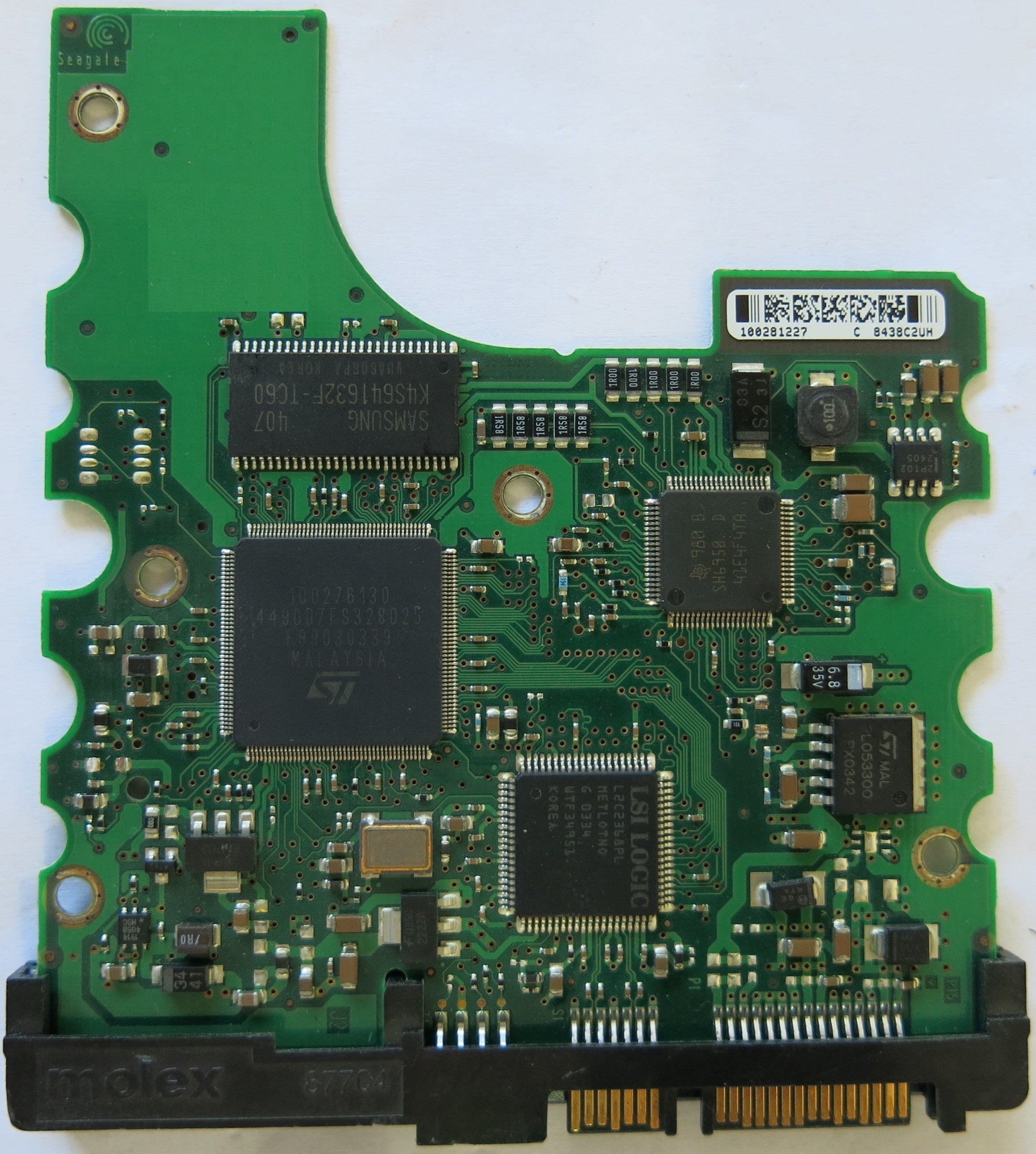 SEAGATE ST340014AS 100306336 REV A PCB
