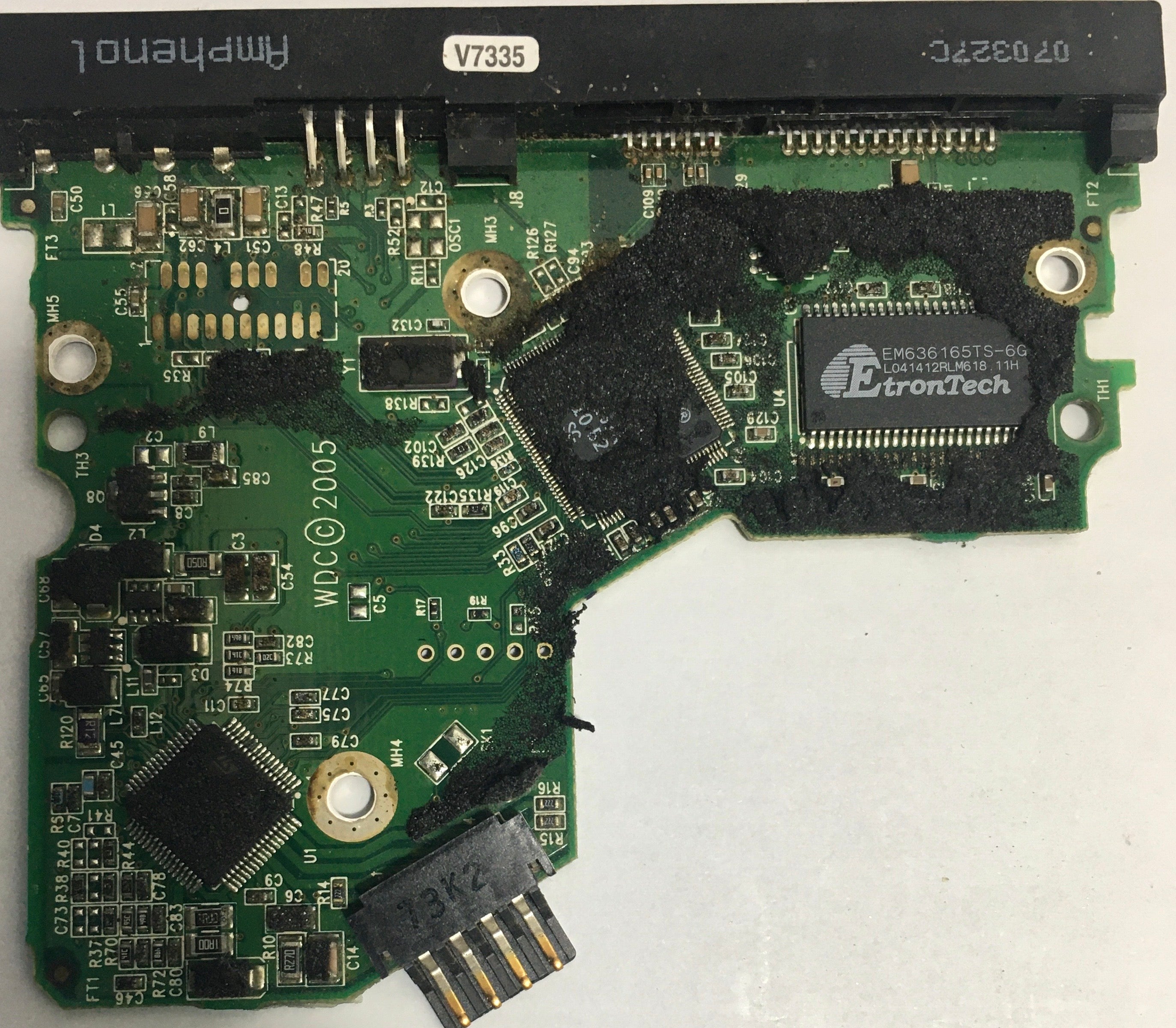 WD800BD-22MRA1 PCB: 2060-701335-005 REV A Serial Number: WMAM9NH42027, P/N 1 XXXXXX-XXX