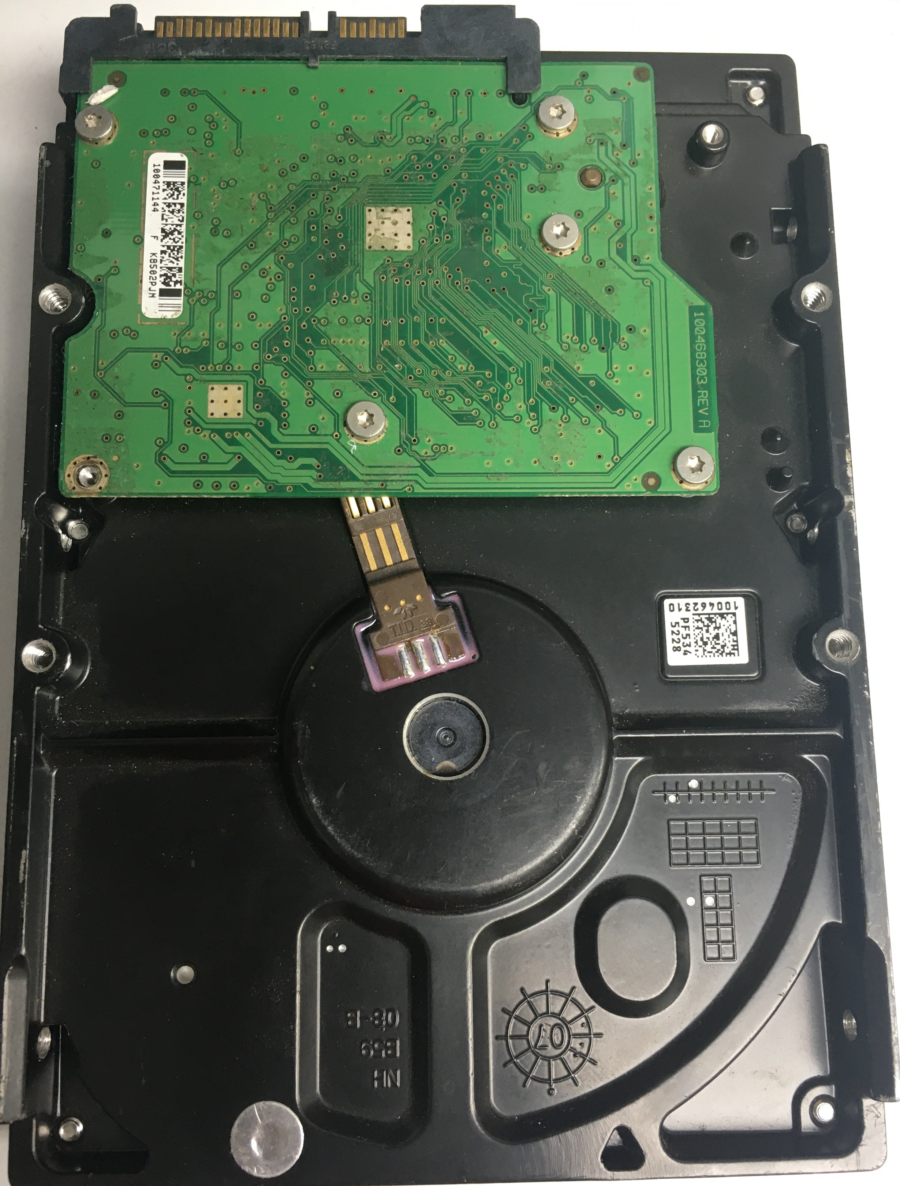 STM3250310AS,  Serial:9RY1LRC5,  250GB 3.5,  PCB:100468303- REV A