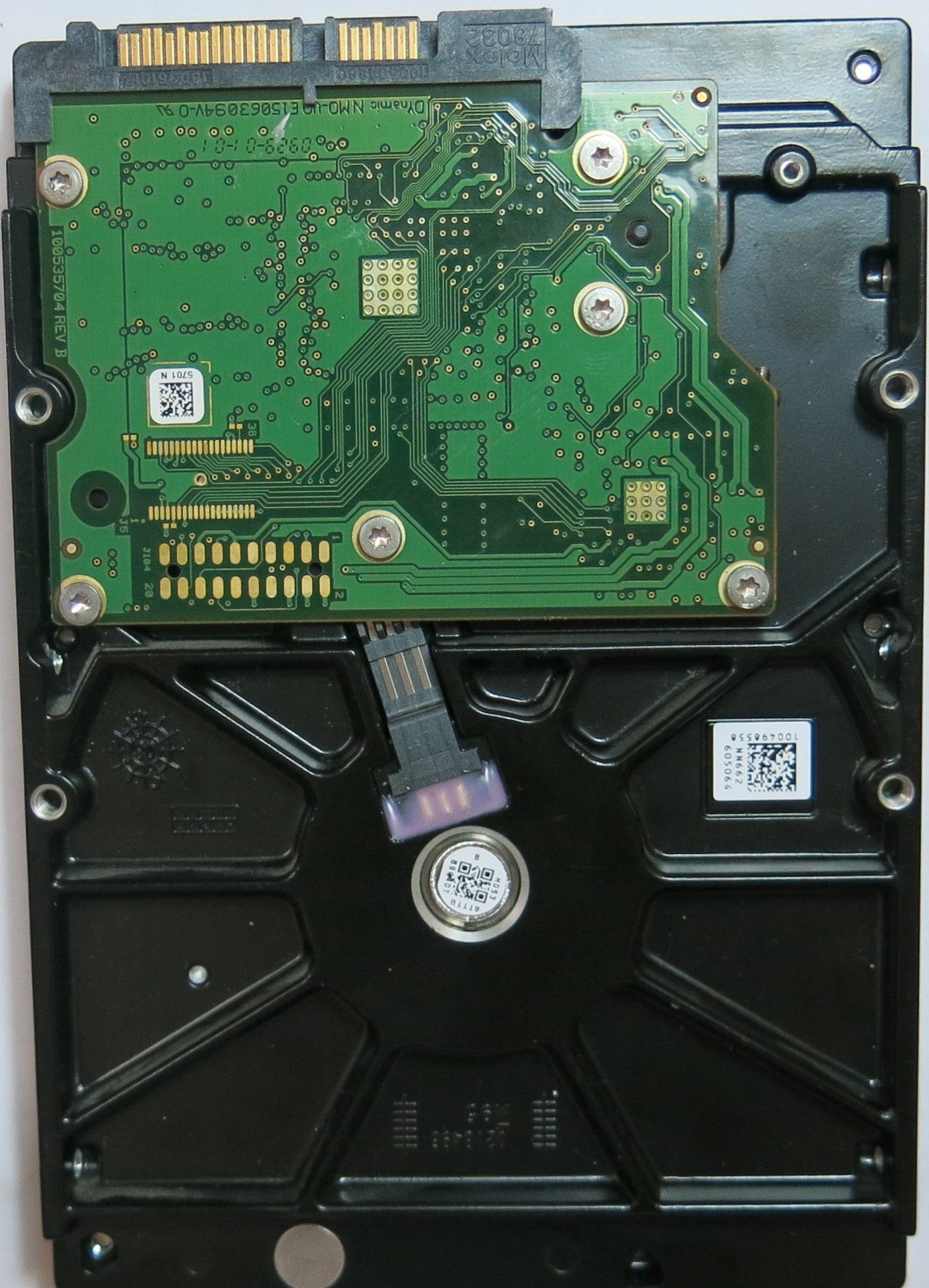 ST3500418AS PCB: 100535704 REV B SERIAL 6VM5RSR3 PN 9SL142'622  FW HP34  500,GB