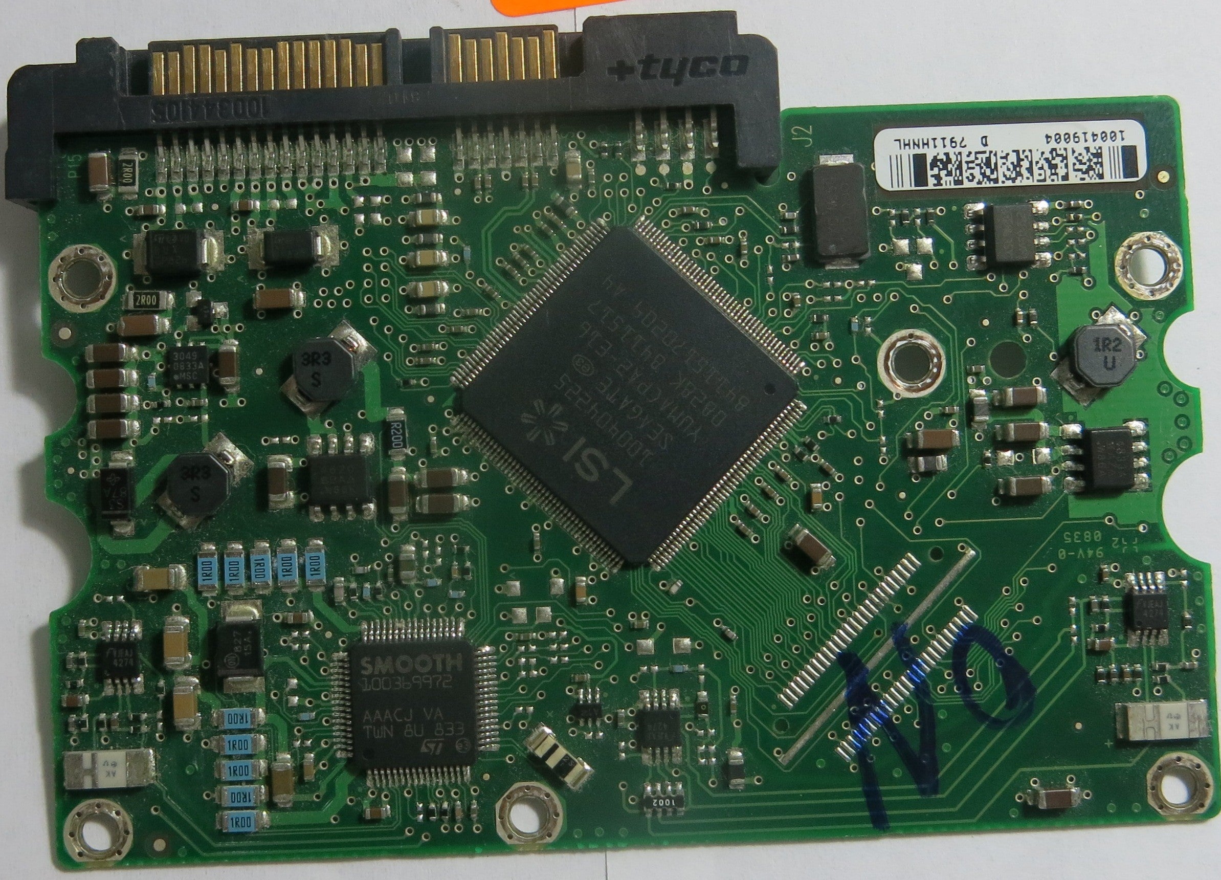 SEAGATE ST3500630NSFW 3.AEE P/N 9BL146-301 100406533 REV A PCB