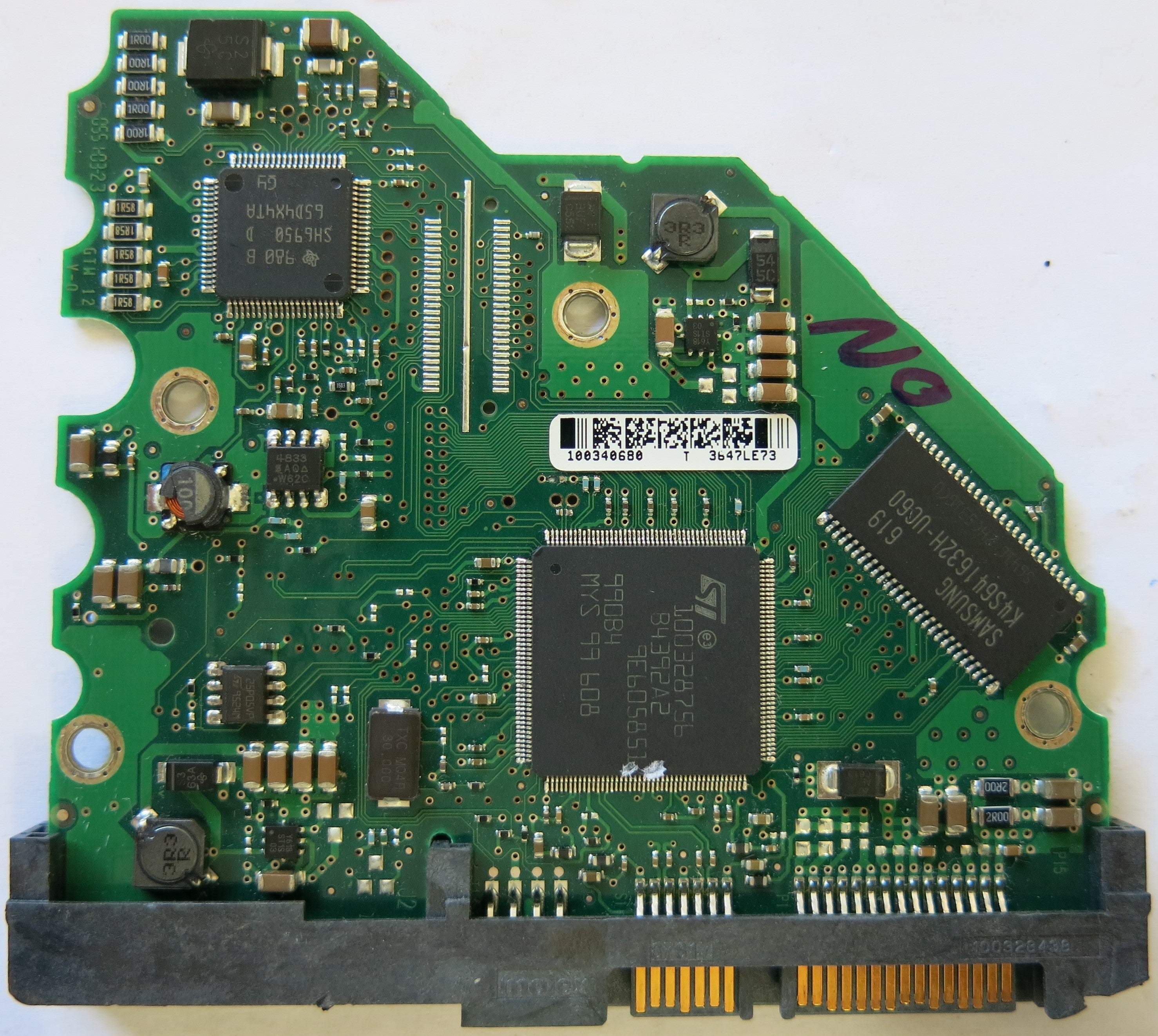 SEAGATE ST380013AS 100336321 REV B PCB