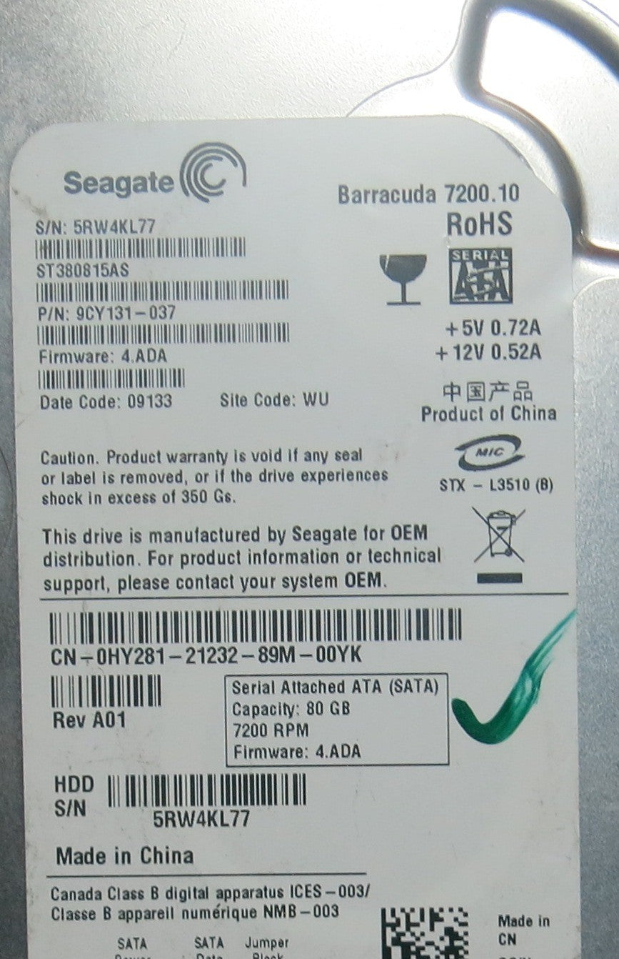 SEAGATE ST380815AS, 4.ADA PCB