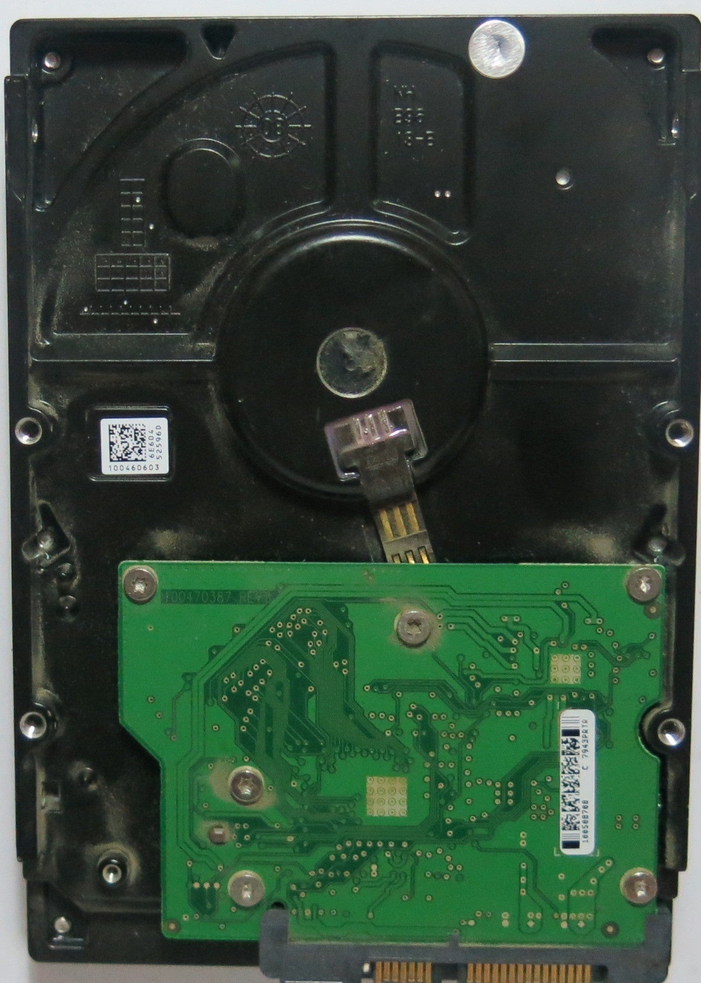 100470387 REV B MODEL: ST380815AS SERIAL: 9RW5E95J PN 9CY131'037 FW 4.ADA 80,GB