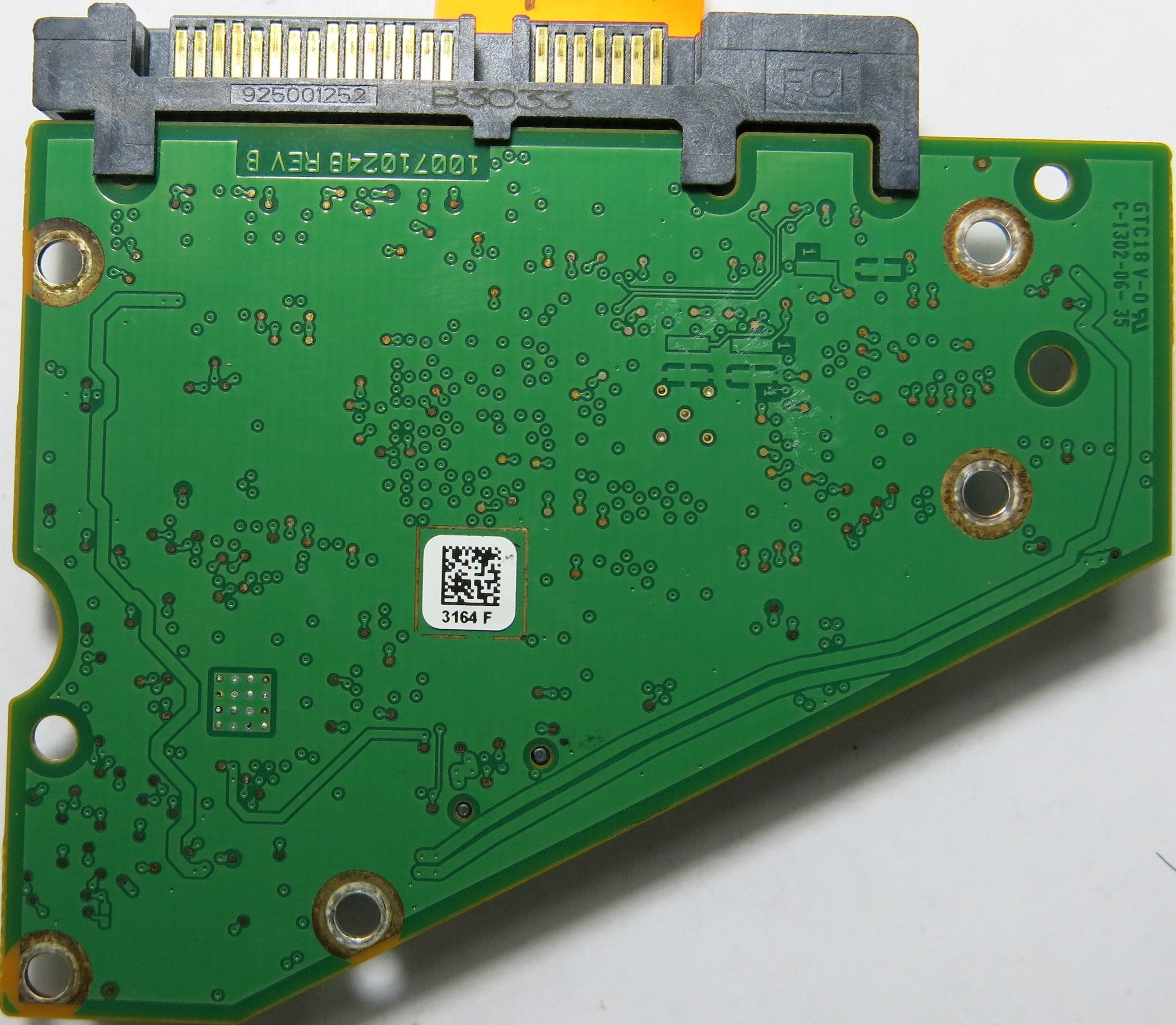SEAGATE ST4000DM000 P/N 1F2168-568 FW CC51 100710248 REV B PCB