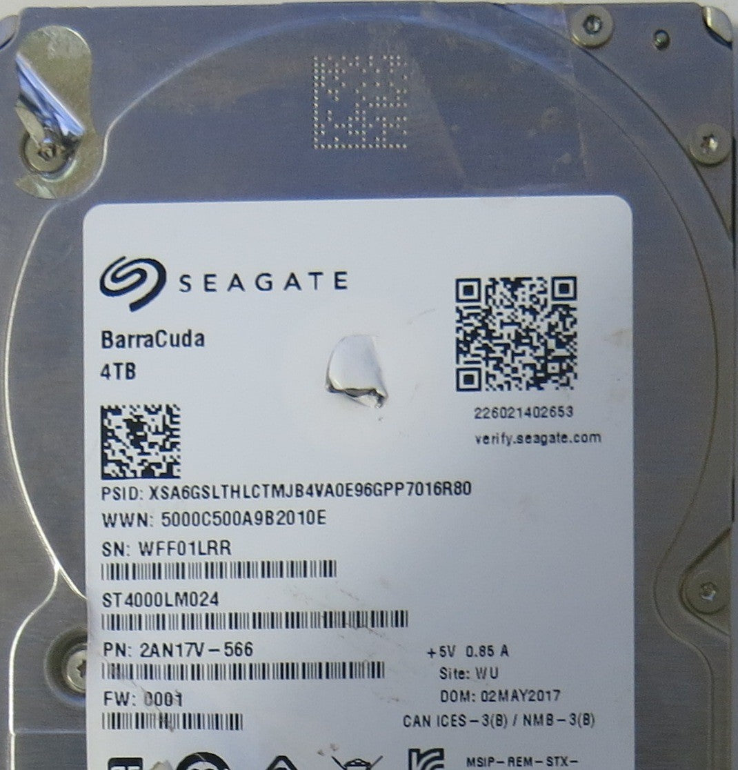 SEAGATE ST4000LM024, 1 PCB