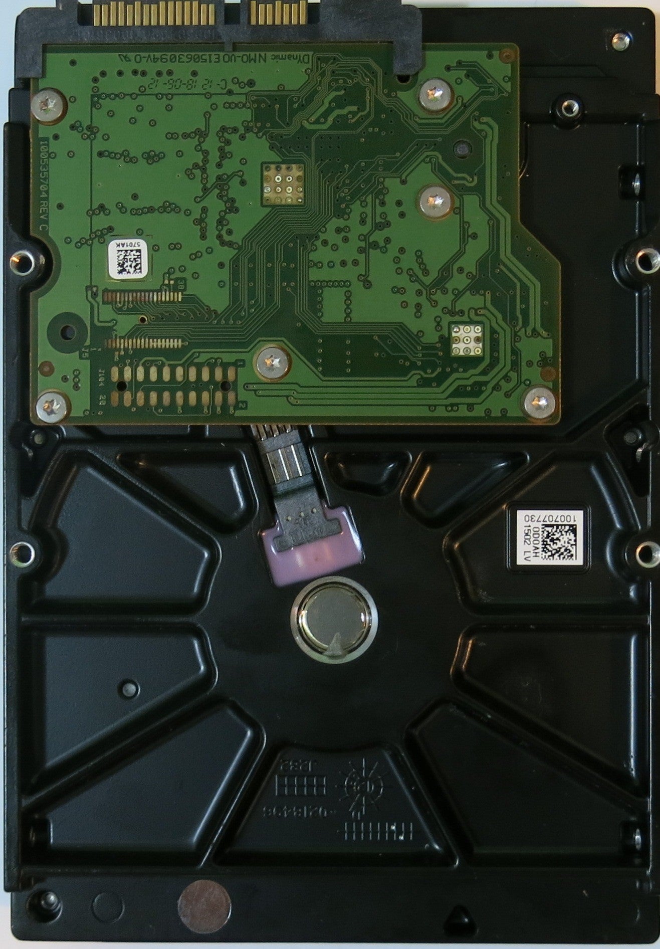 SEAGATE ST500DM002 PCB 100535704 REV C,  500.GB